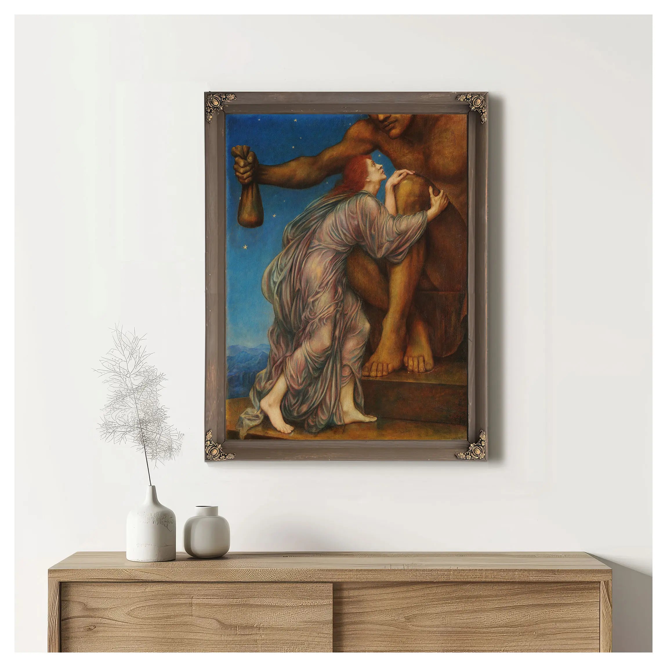 The Worship Of Mammon by Evelyn De Morgan