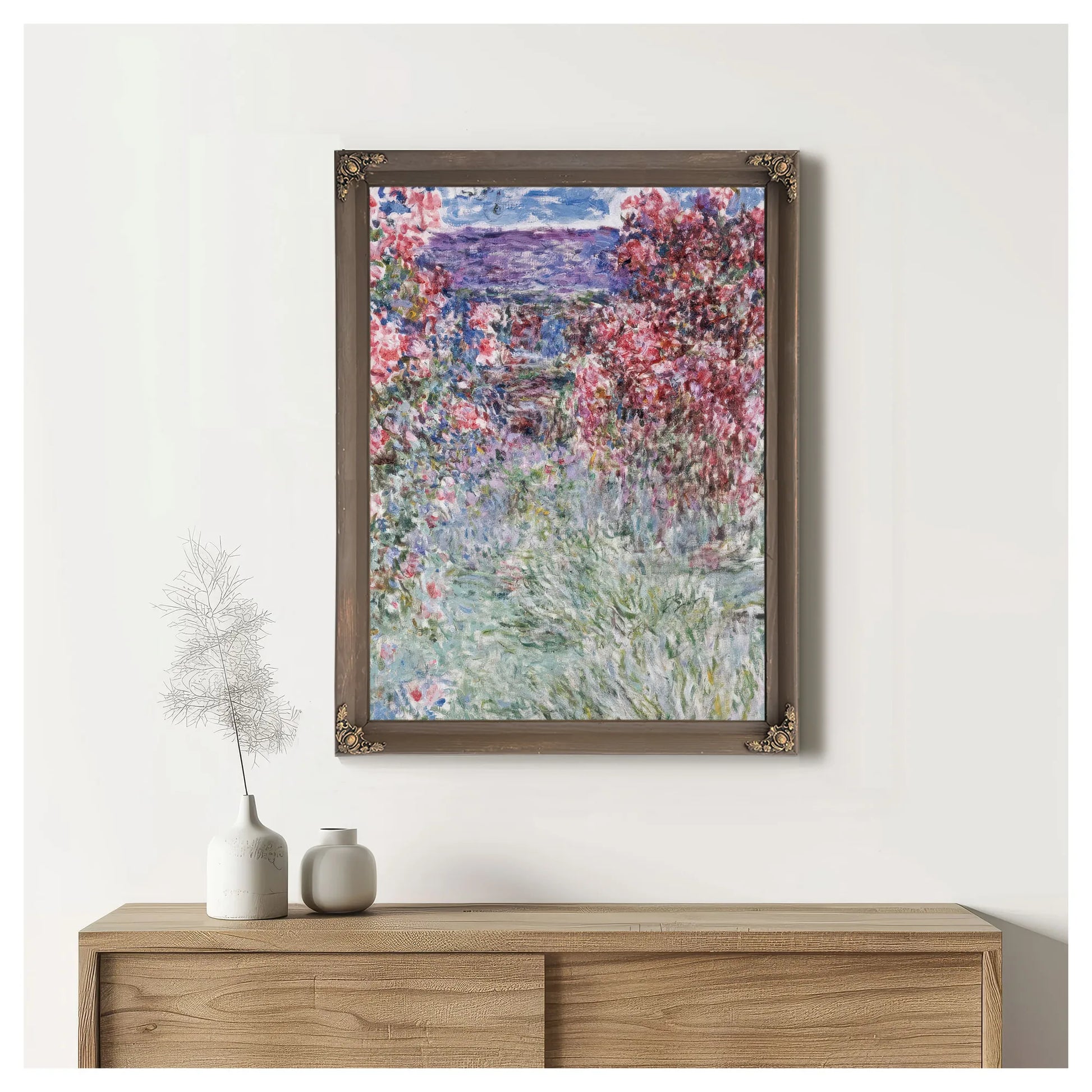 The House In The Roses By Claude Monet Fine Art Print