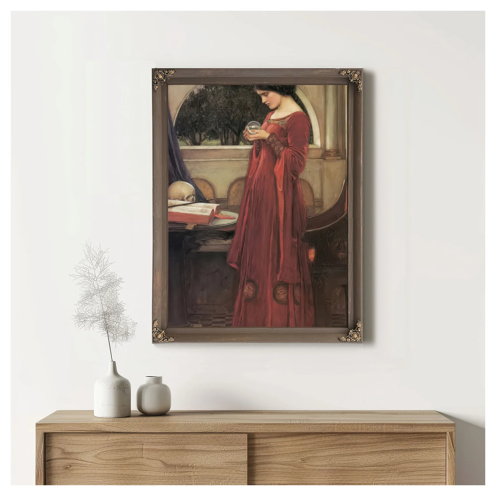 The Crystal Ball By John Waterhouse Fine Art Print