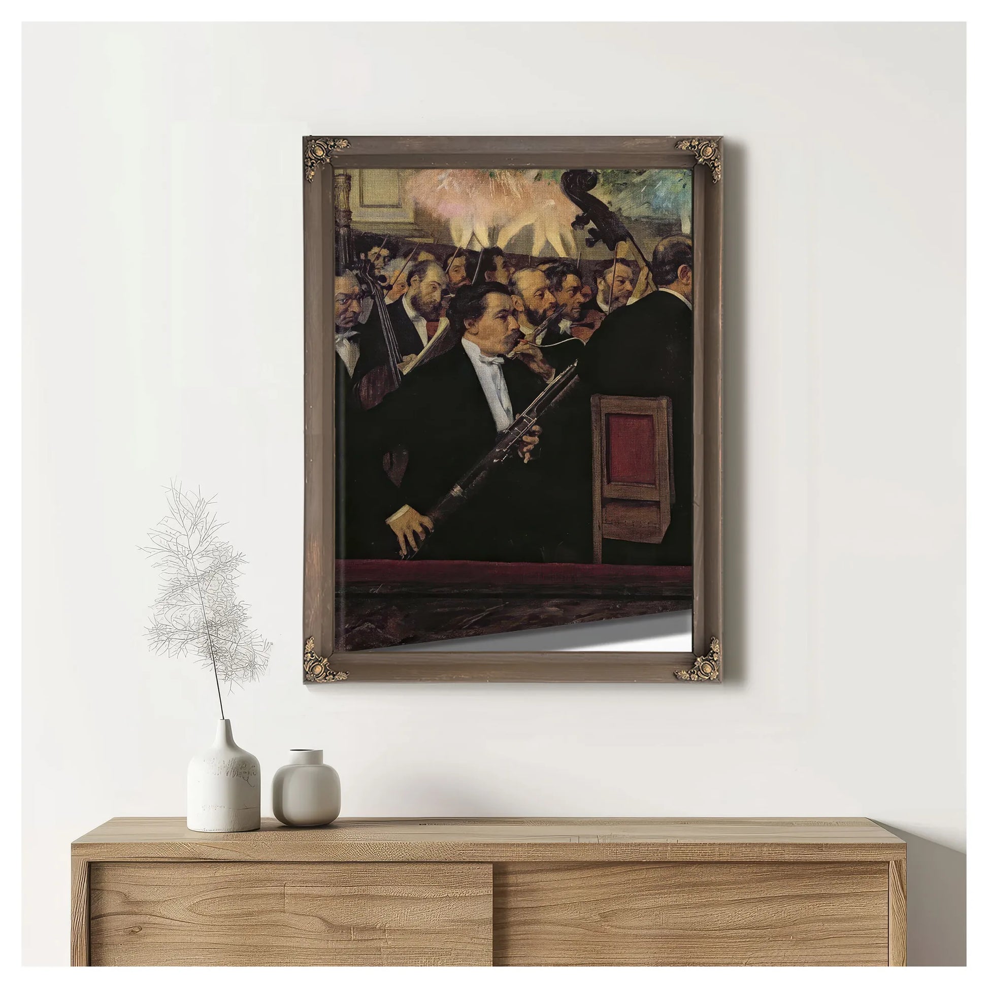 The Opera Orchestra By Edgar Degas Fine Art Print