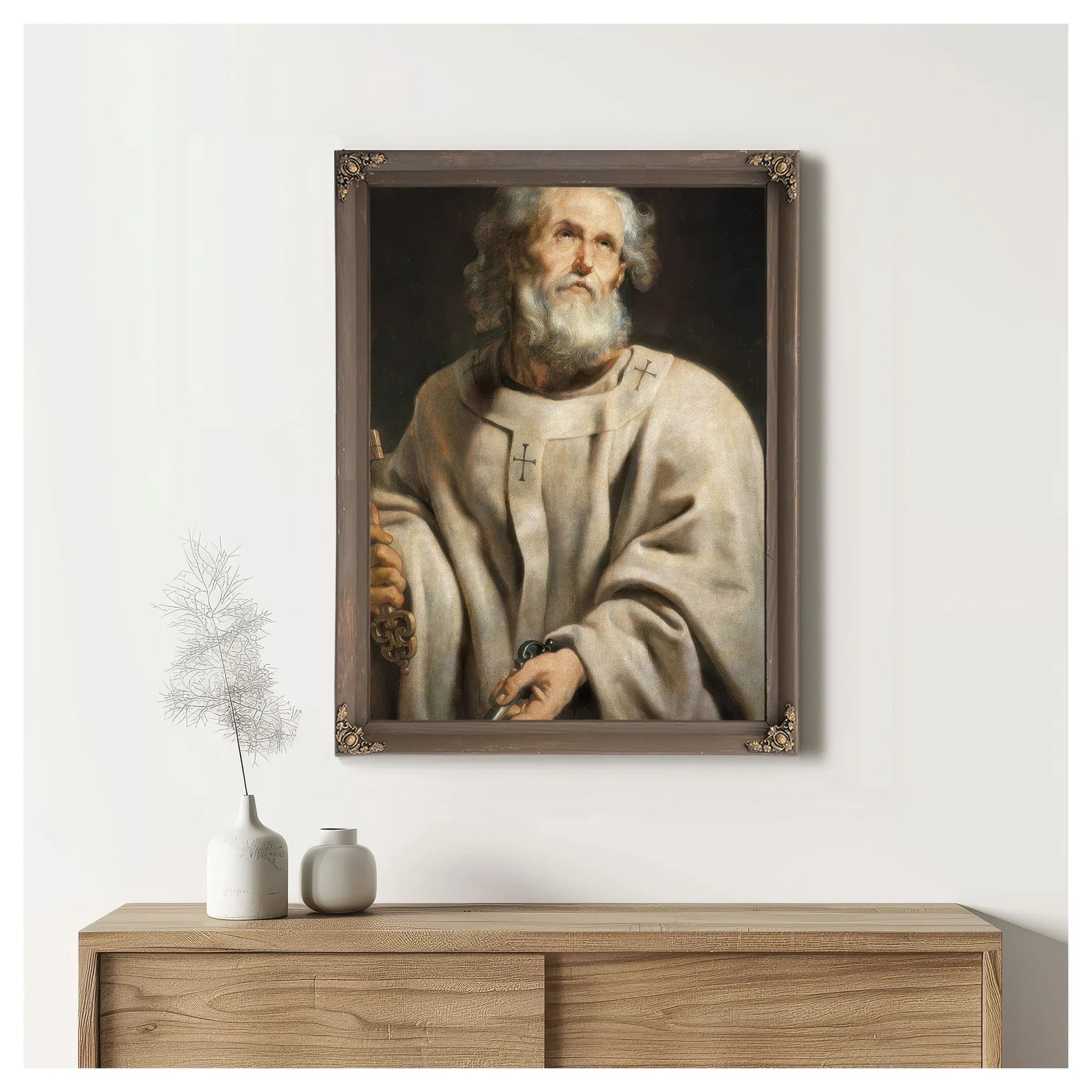 Saint Peter By Peter Paul Rubens Fine Art Print