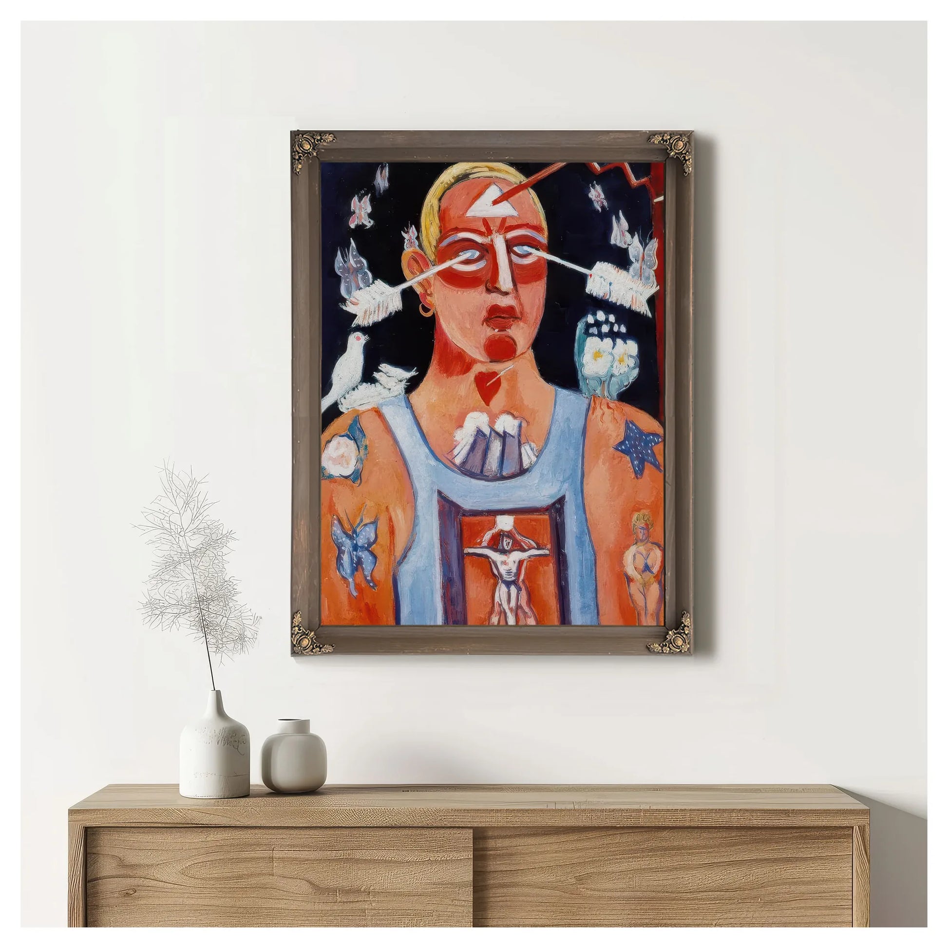 Sustained Comedy By Marsden Hartley Fine Art Print