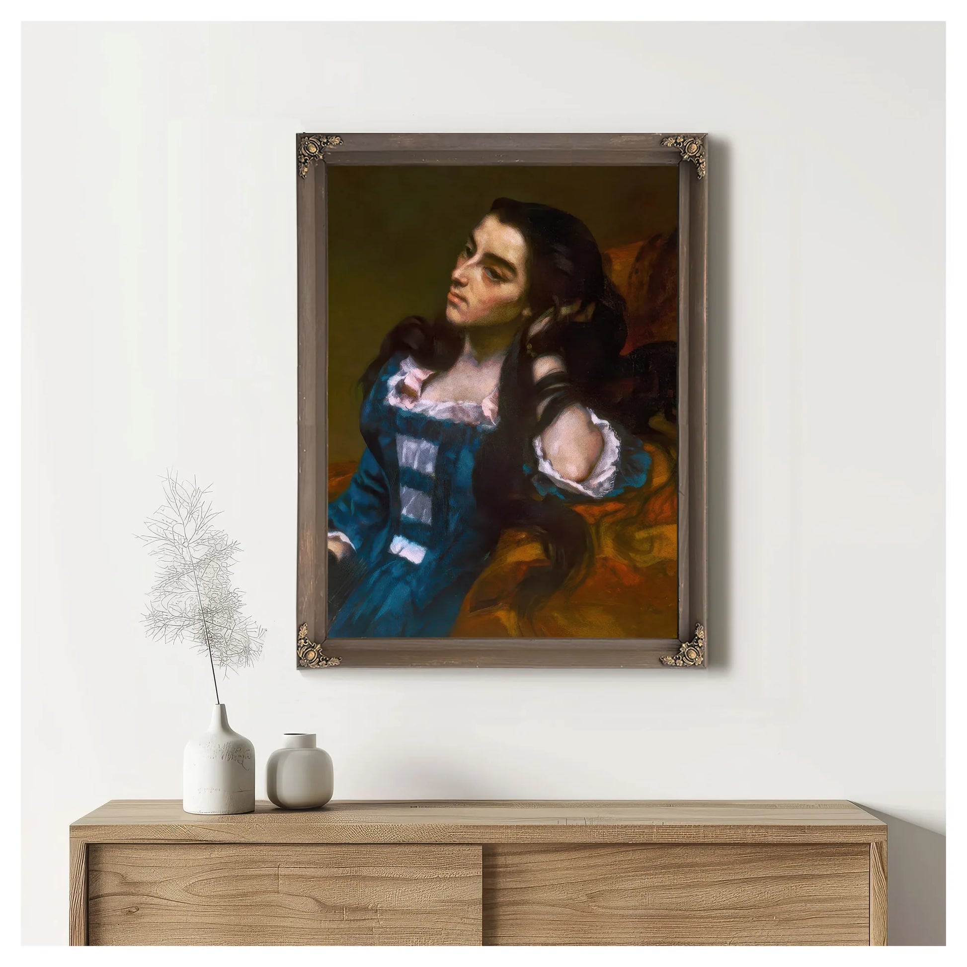 Spanish Woman By Gusave Courbet Fine Art Print