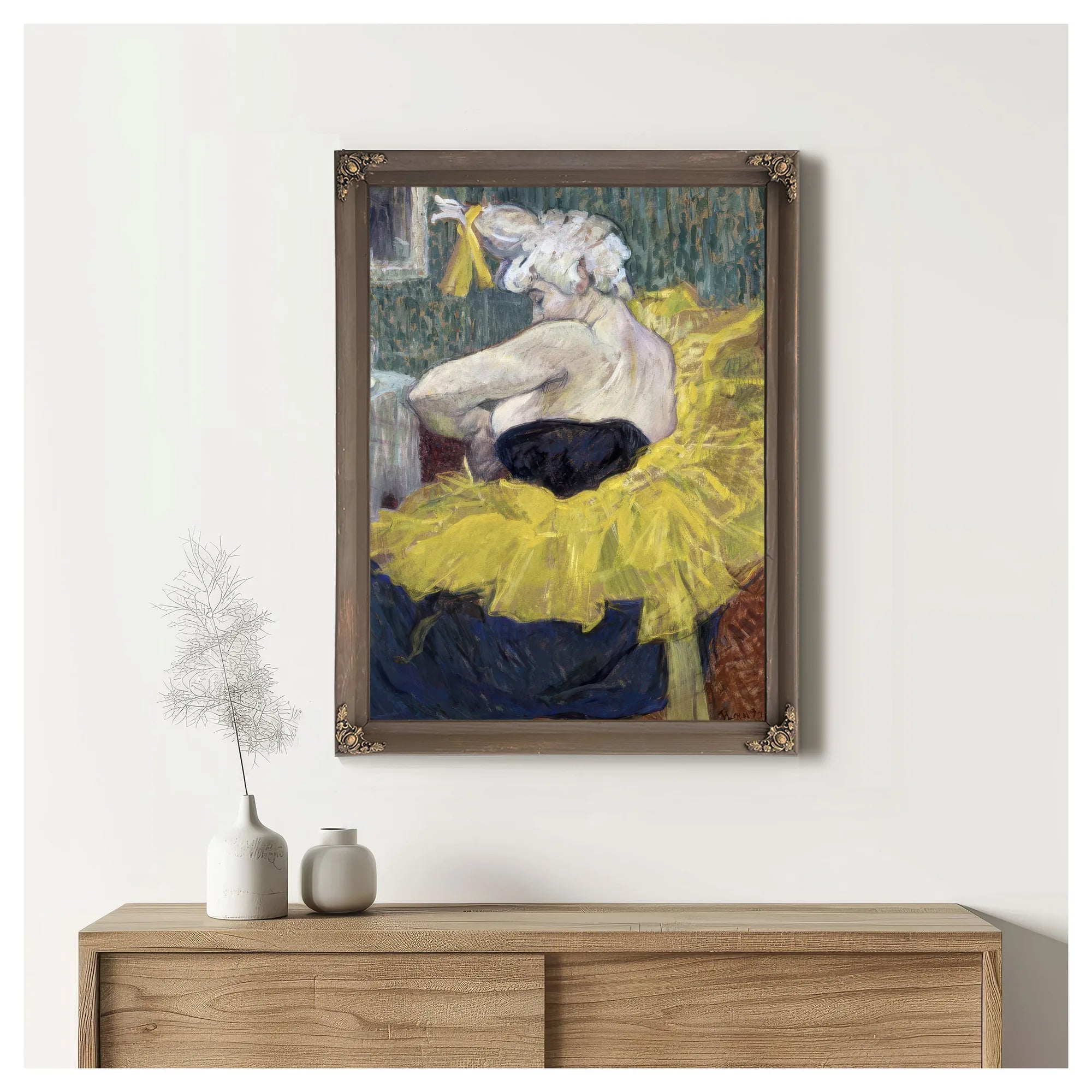 The Clown Cha U Kao By Henri Marie Raymond De Toulouse Lautrec Monfa Fine Art Print
