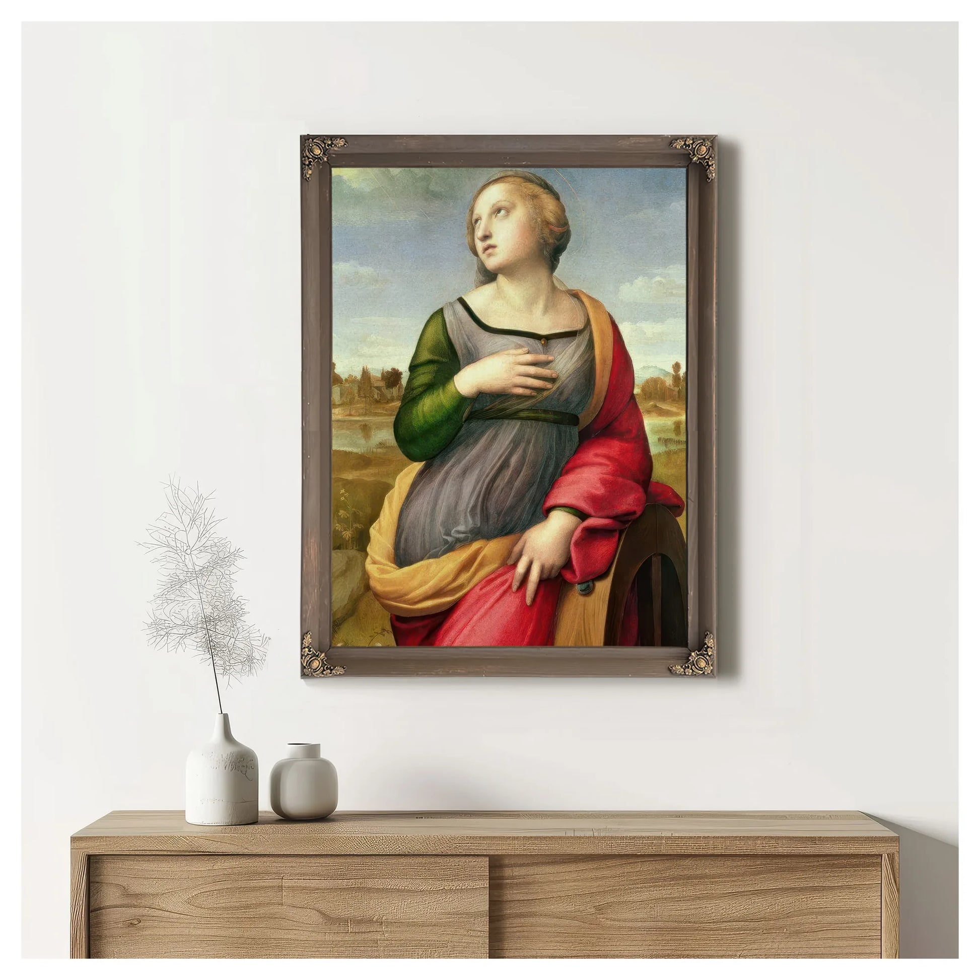 St. Catherine Of Alexandria By Raphael Fine Art Print