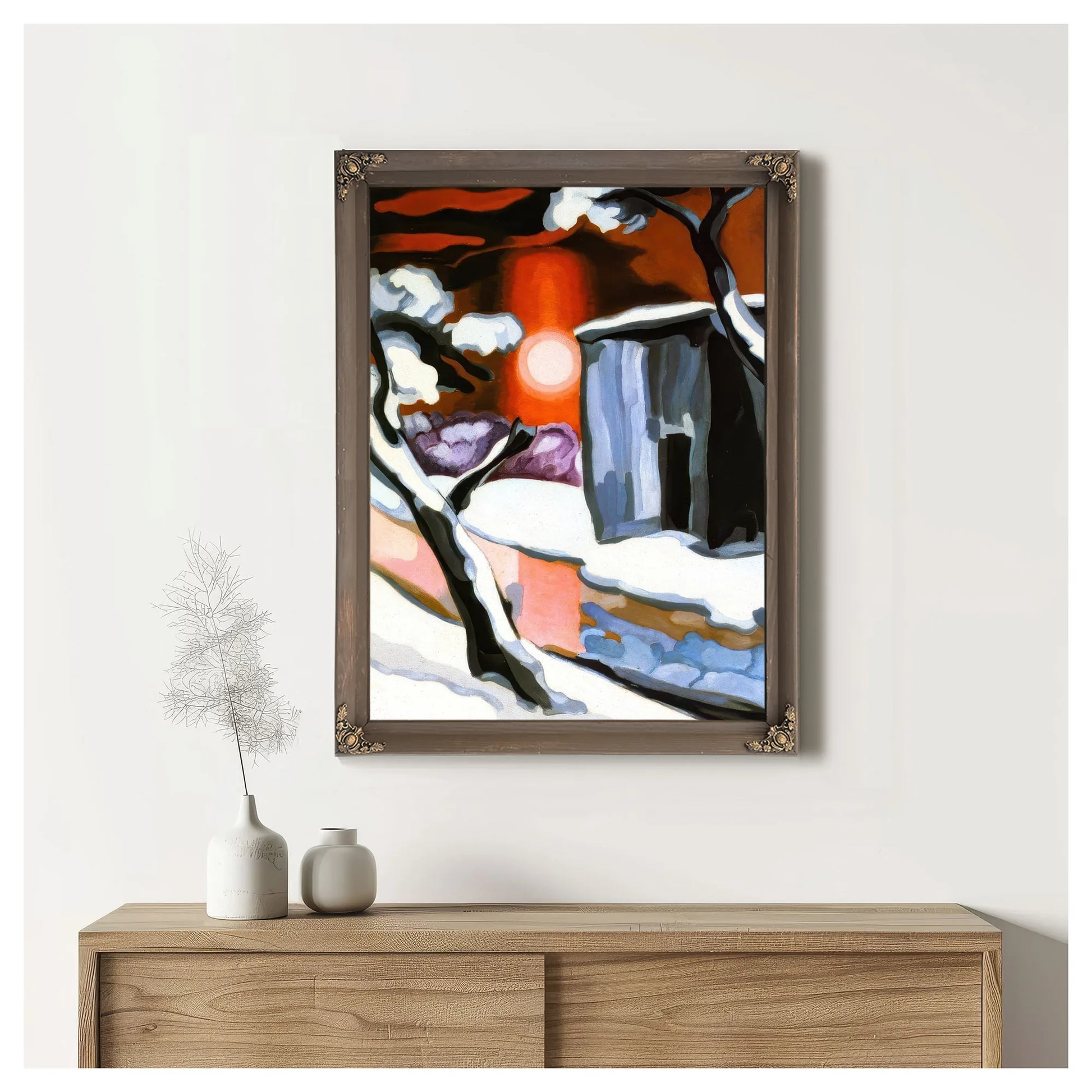 Last Evening Of The Year By Oscar Bluemner Fine Art Print