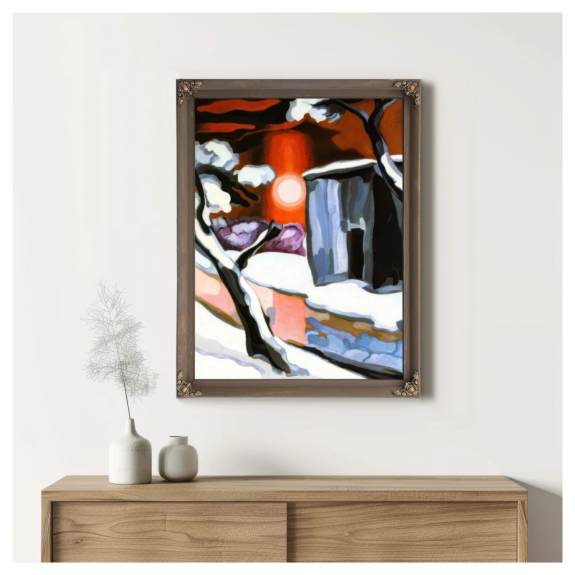 Last Evening Of The Year By Oscar Bluemner Fine Art Print