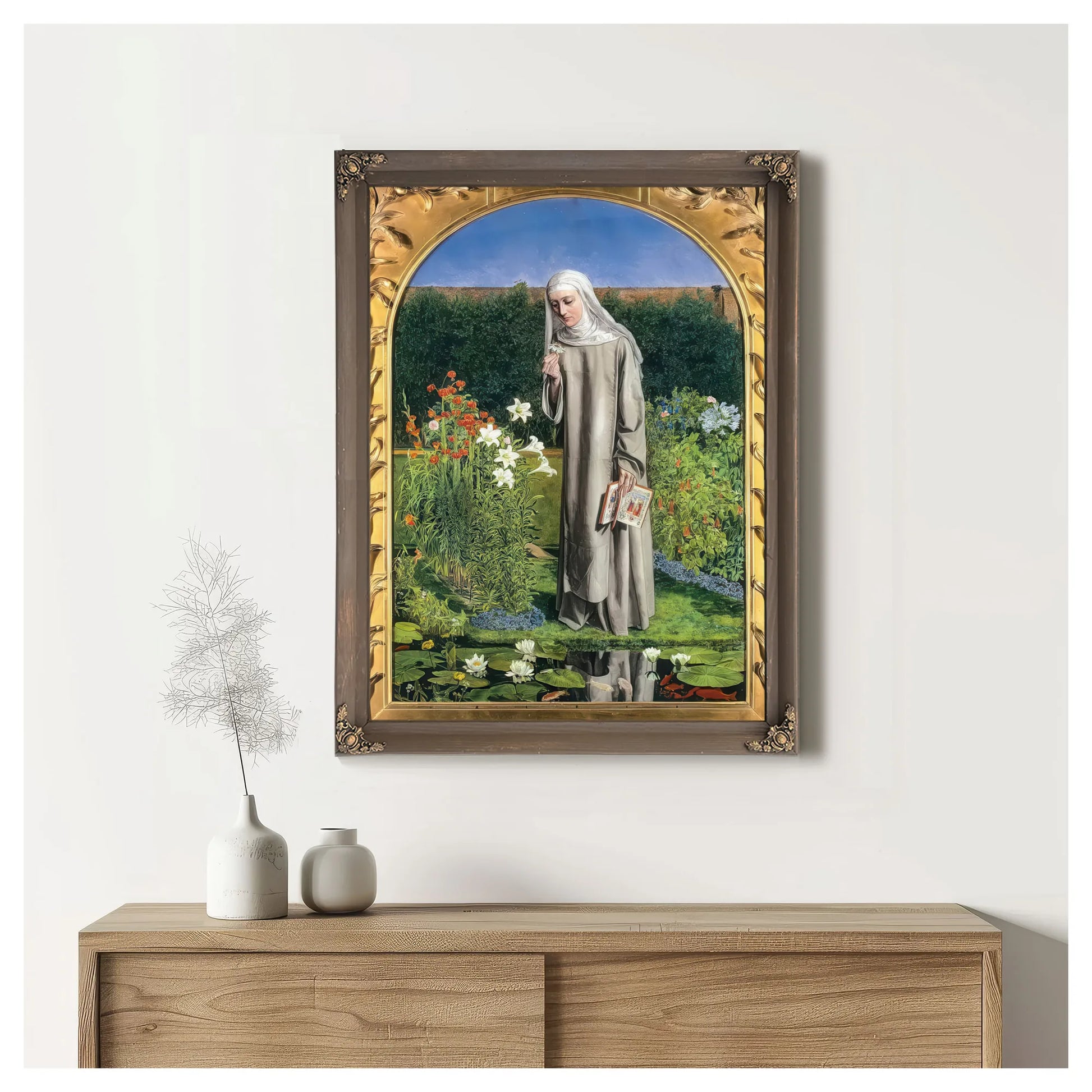 Convent Thoughts By Charles Allston Collins Fine Art Print