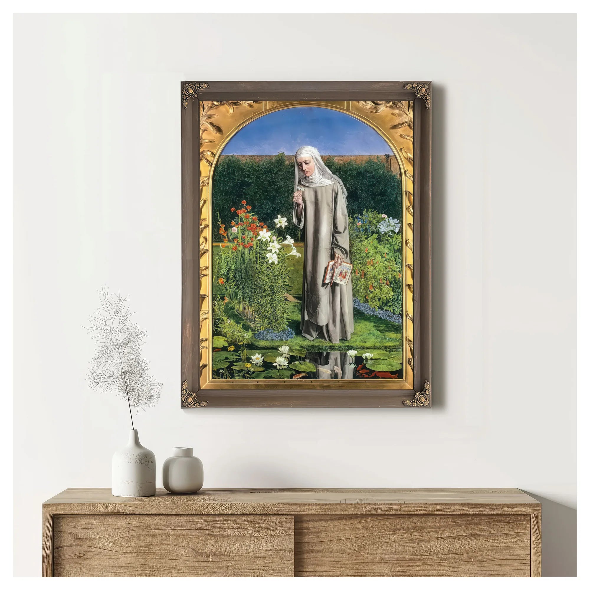 Convent Thoughts By Charles Allston Collins Fine Art Print