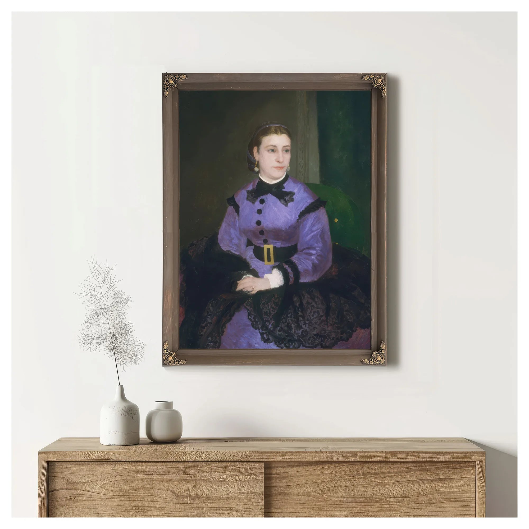 Mademoiselle Sicot By Pierre Auguste Renoir Fine Art Print
