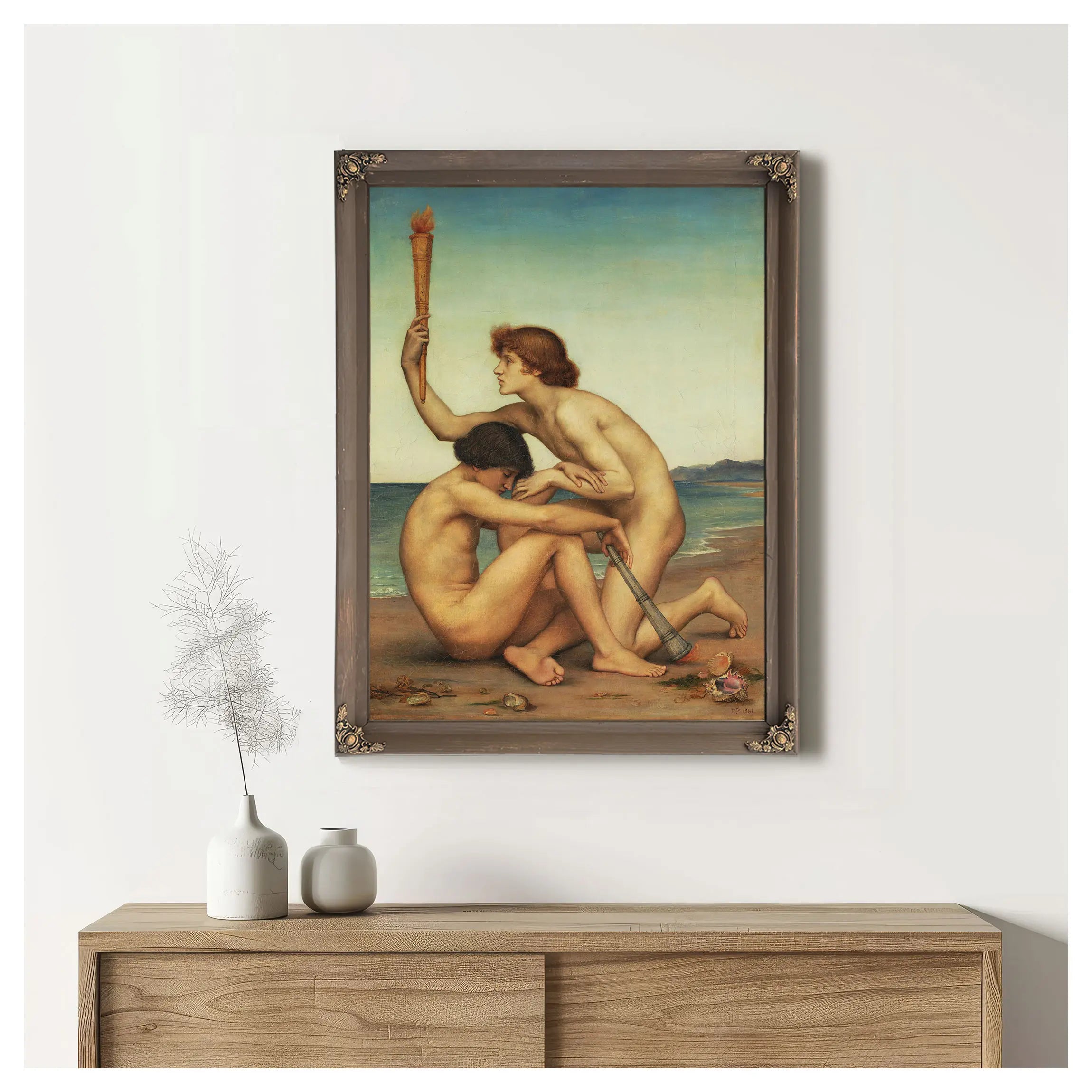 Phosphorus And Hesperus by Evelyn De Morgan