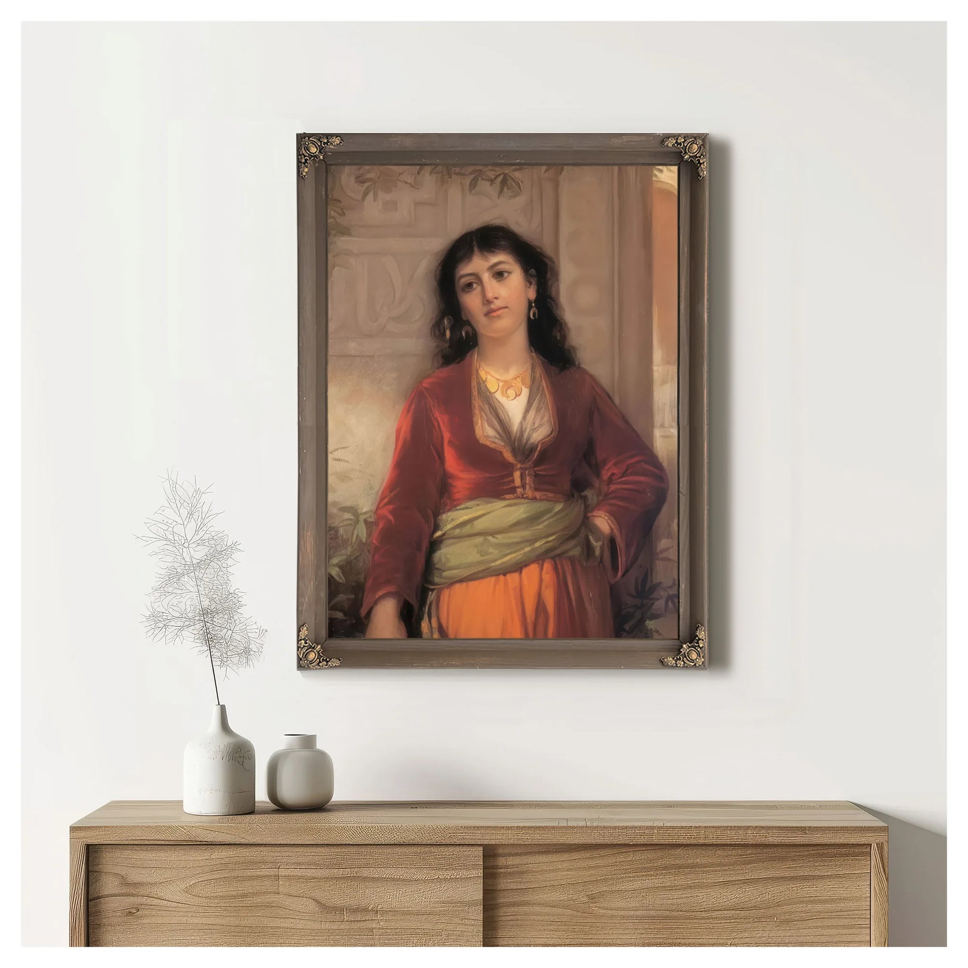 The Unwelcome Companion A Street Scene In Cairo By John Waterhouse Fine Art Print