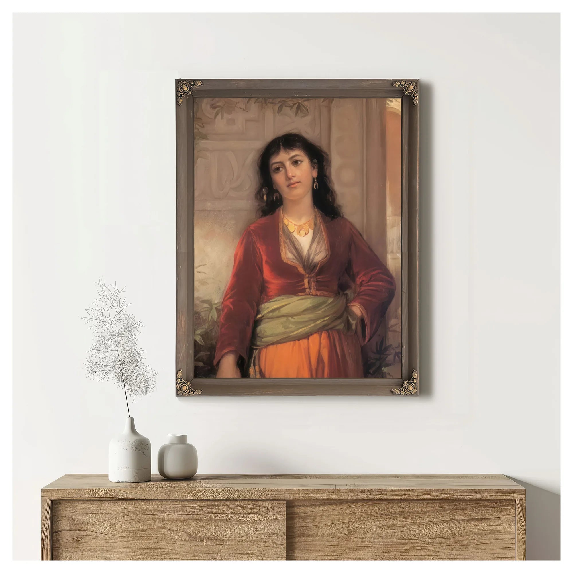 The Unwelcome Companion A Street Scene In Cairo By John Waterhouse Fine Art Print