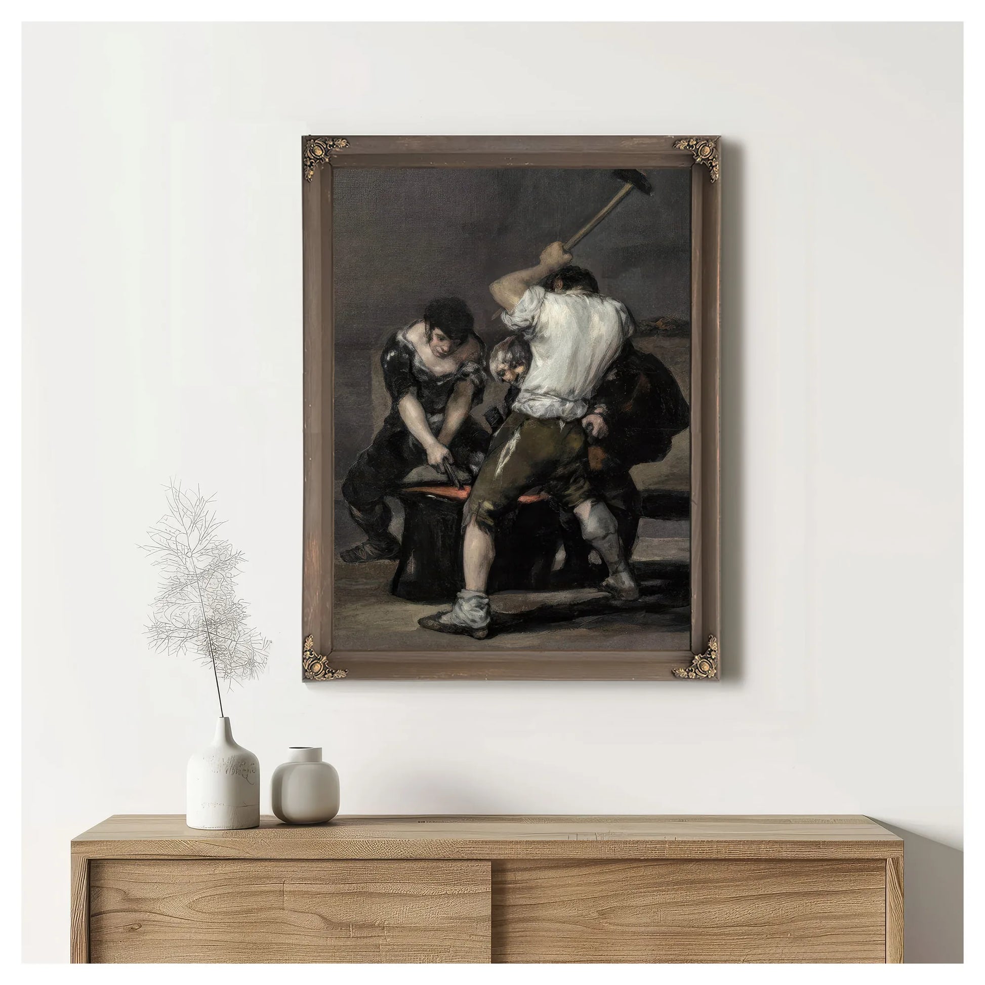 The Forge By Francisco De Goya Fine Art Print