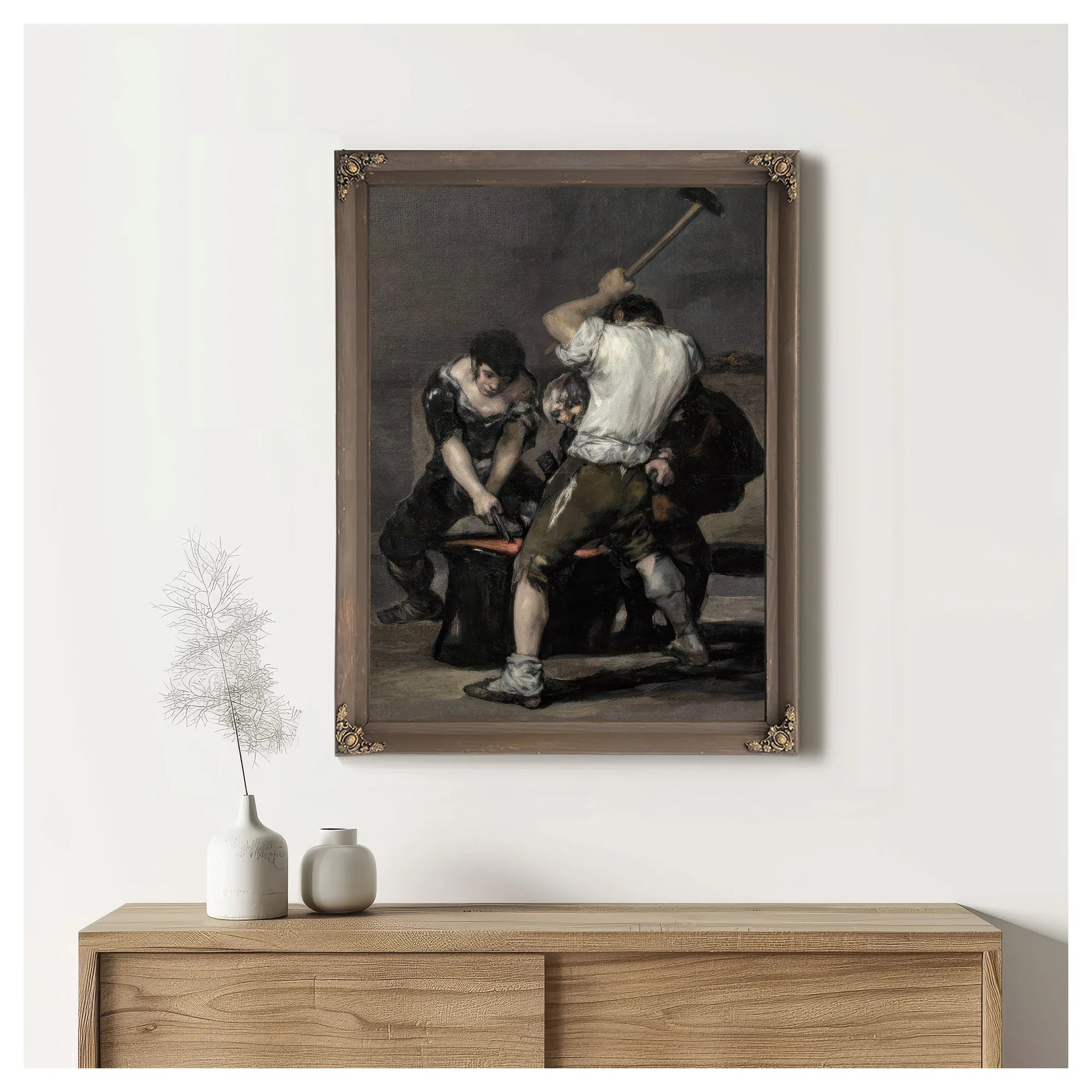 The Forge By Francisco De Goya Fine Art Print