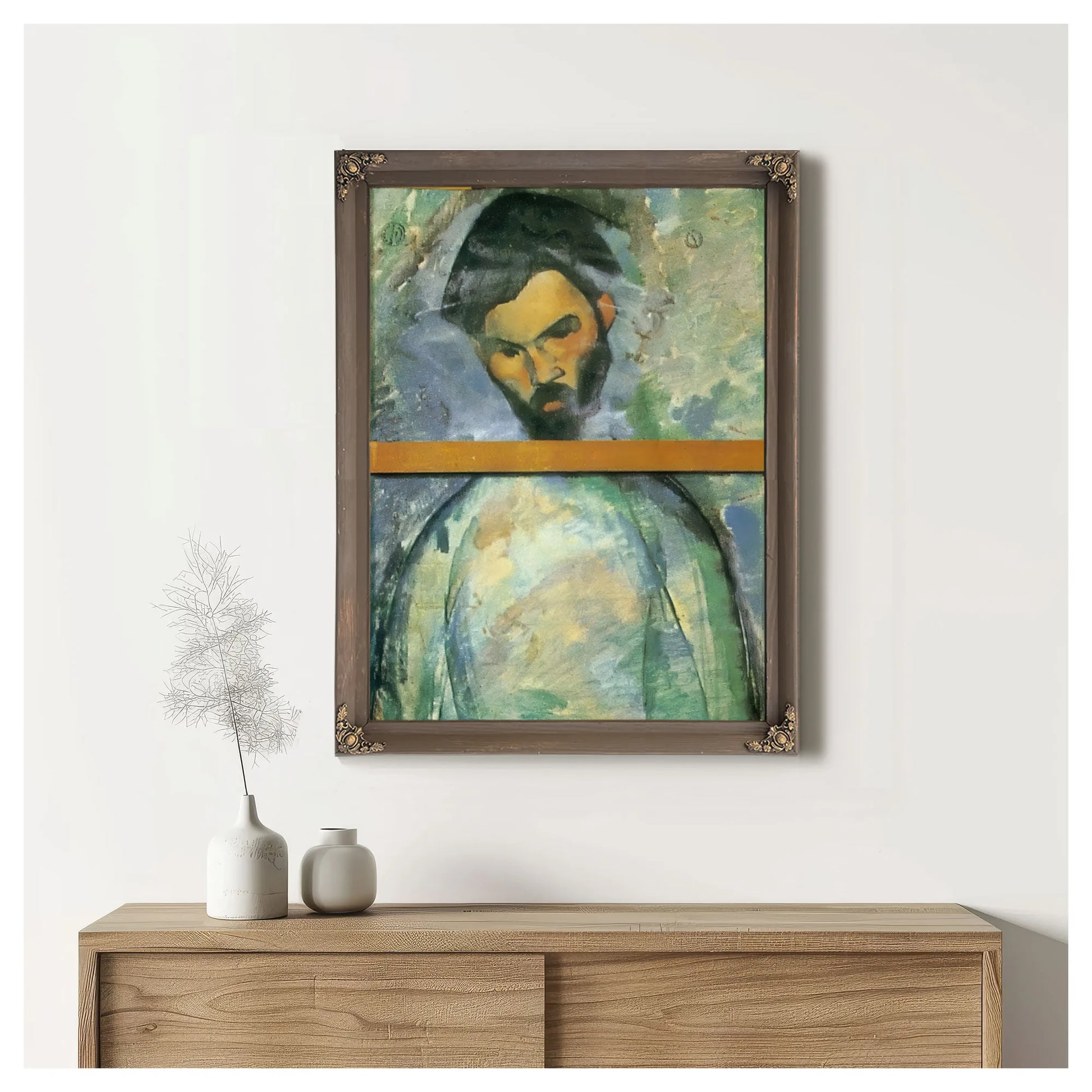 Portrait Of Brancusi 1909 By Amedeo Modigliani Fine Art Print