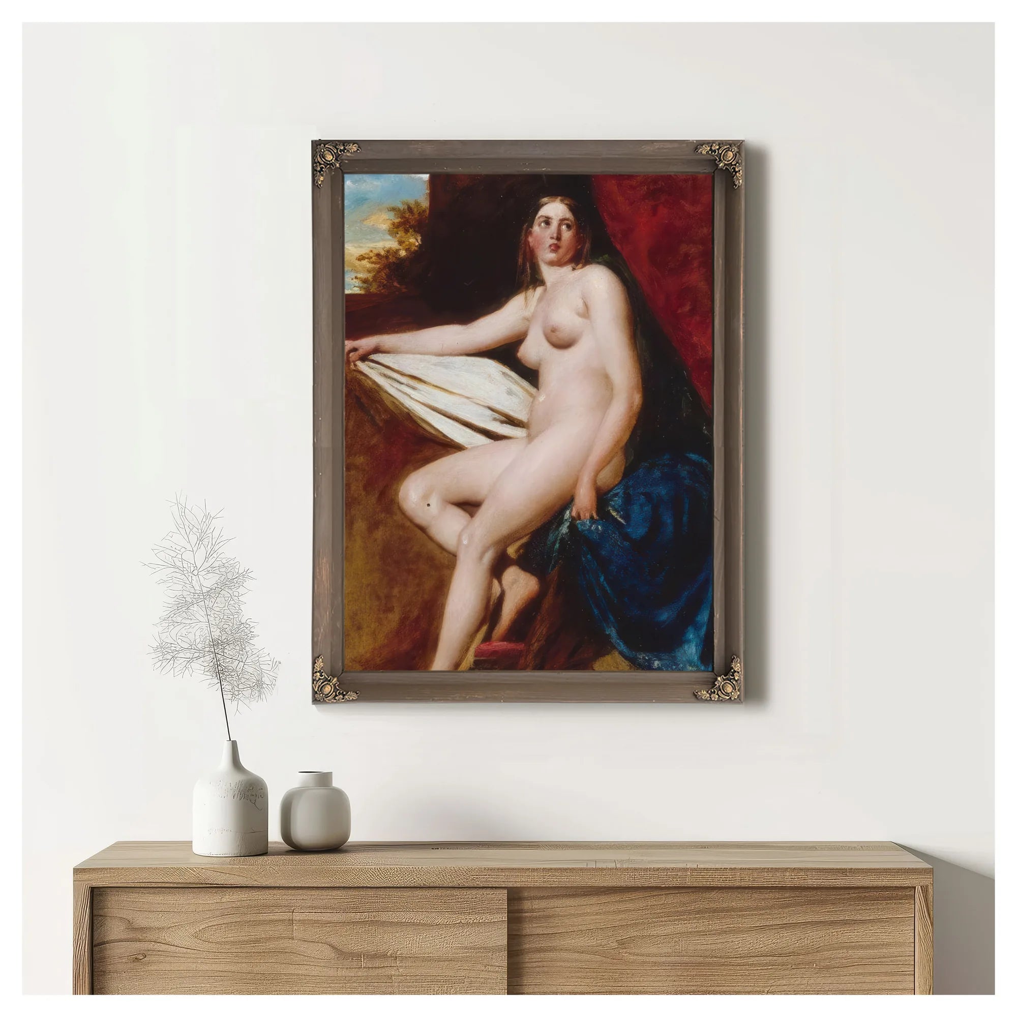 Study Of Female Nude By William Etty Fine Art Print