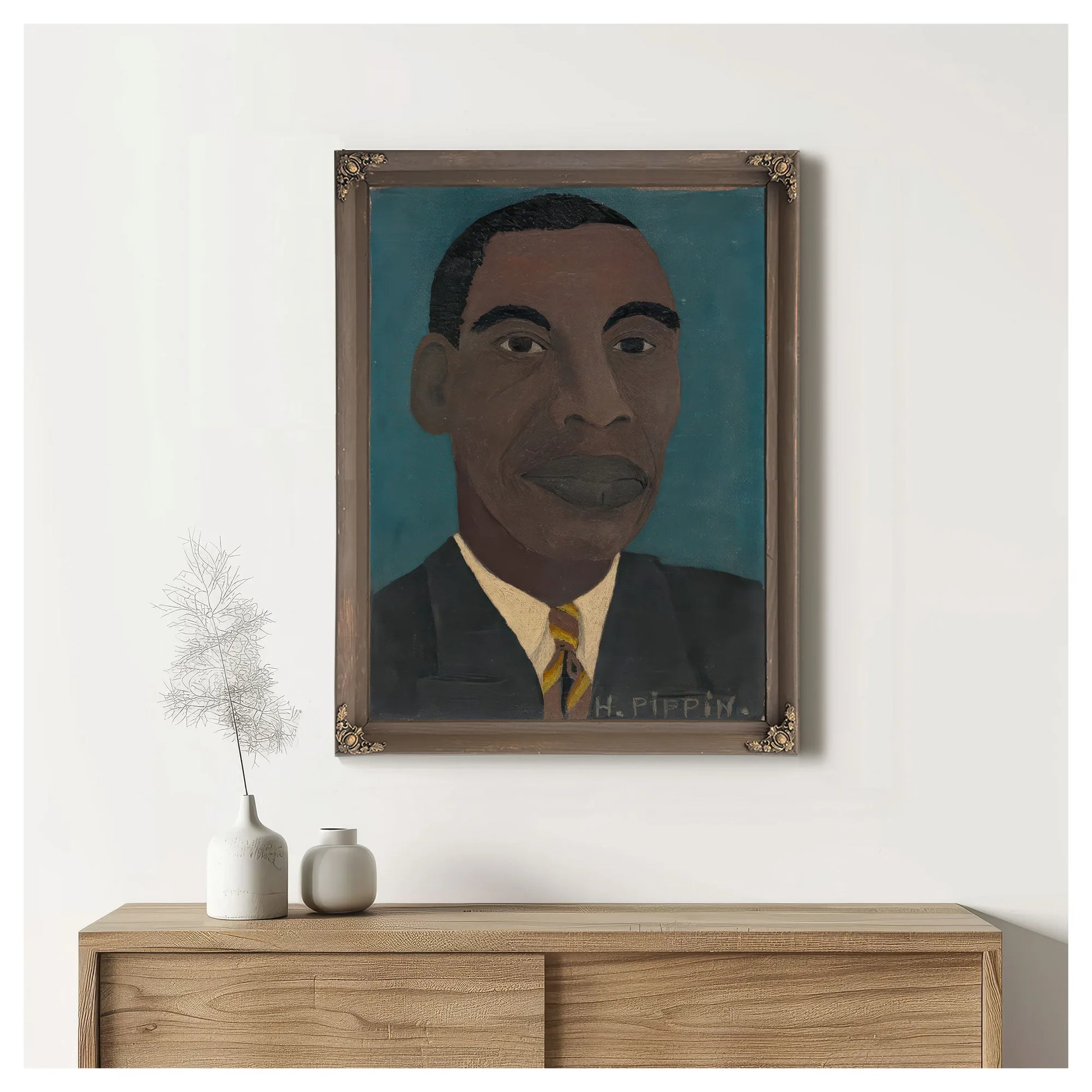 Self Portrait Ii by Horace Pippin Fine Art Print