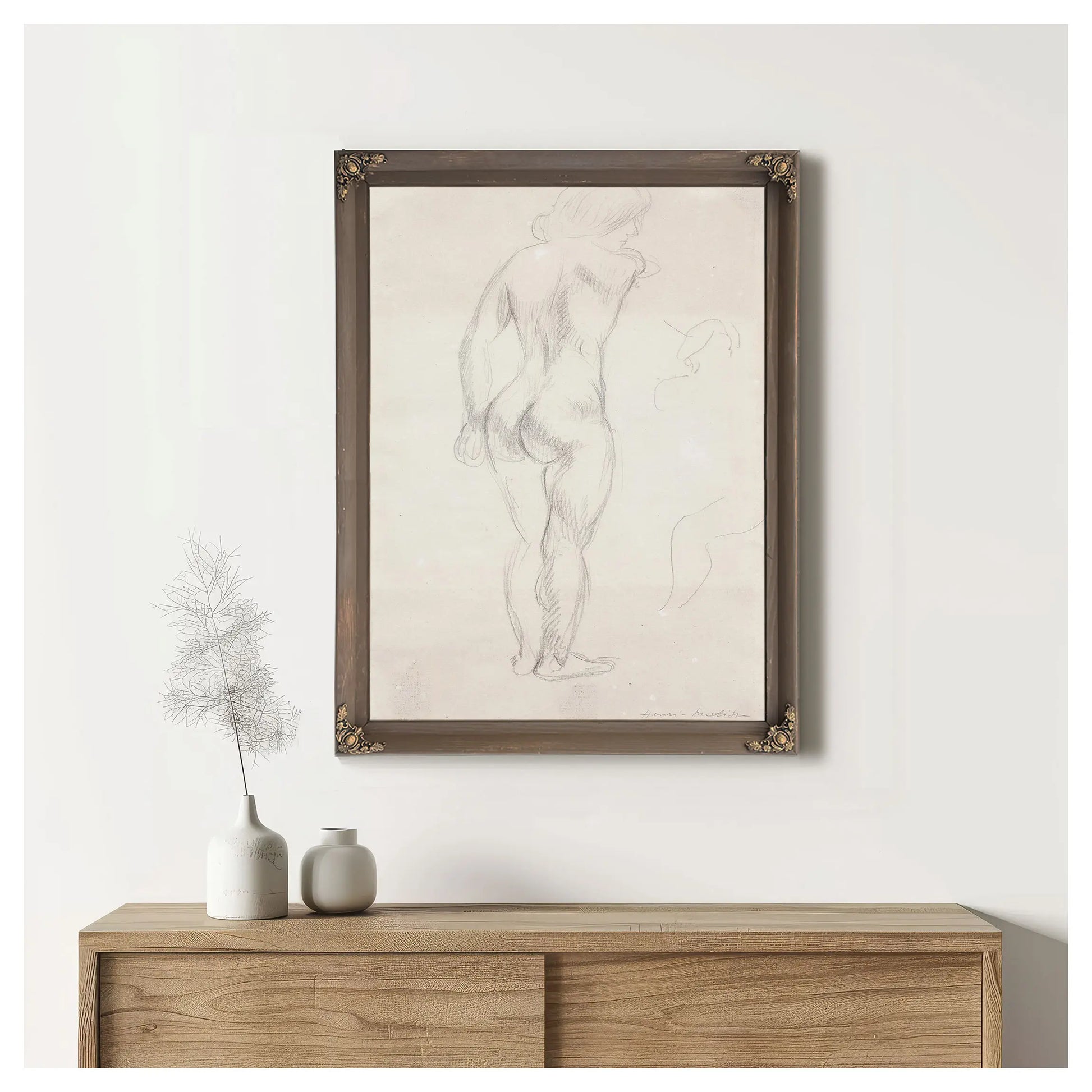 Standing Nude Back View (Nu Debout De Dos) by Henri Matisse