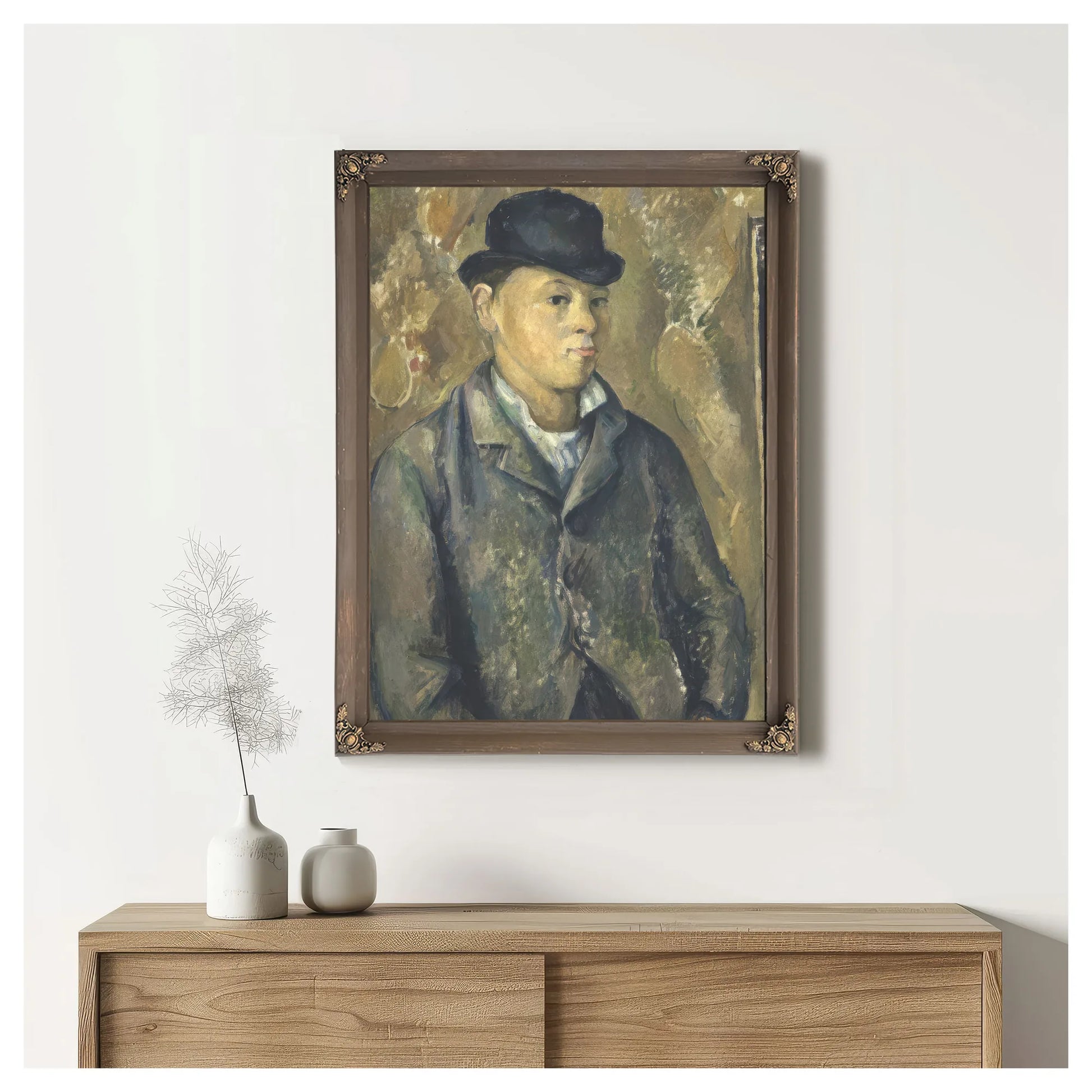The Artist's Son, Paul By Paul Cezanne Fine Art Print
