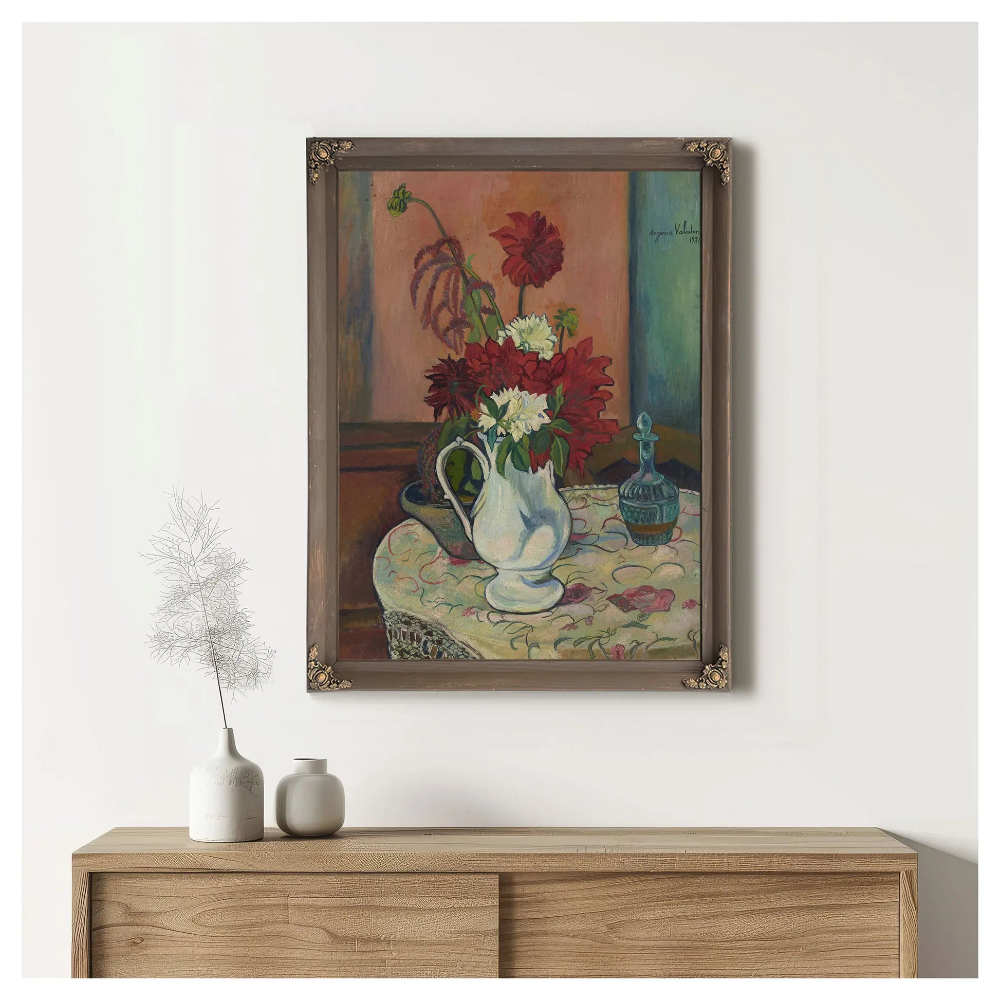 Nature Morte Au Vase De Fleurs by Suzanne Valadon