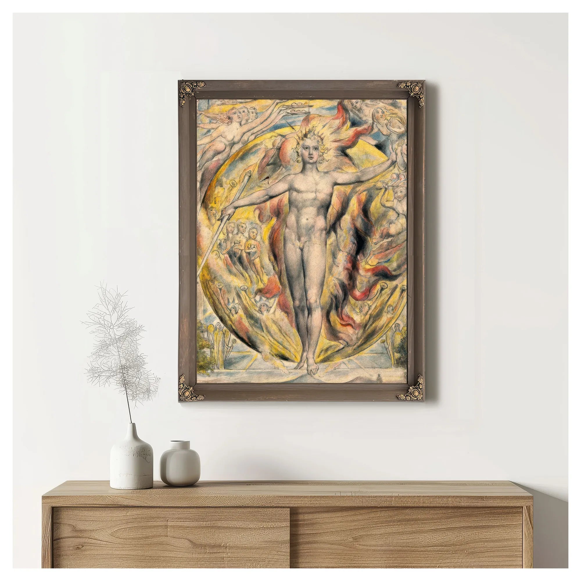 The Sun At His Eastern Gate 1816 1820 By William Blake Fine Art Print