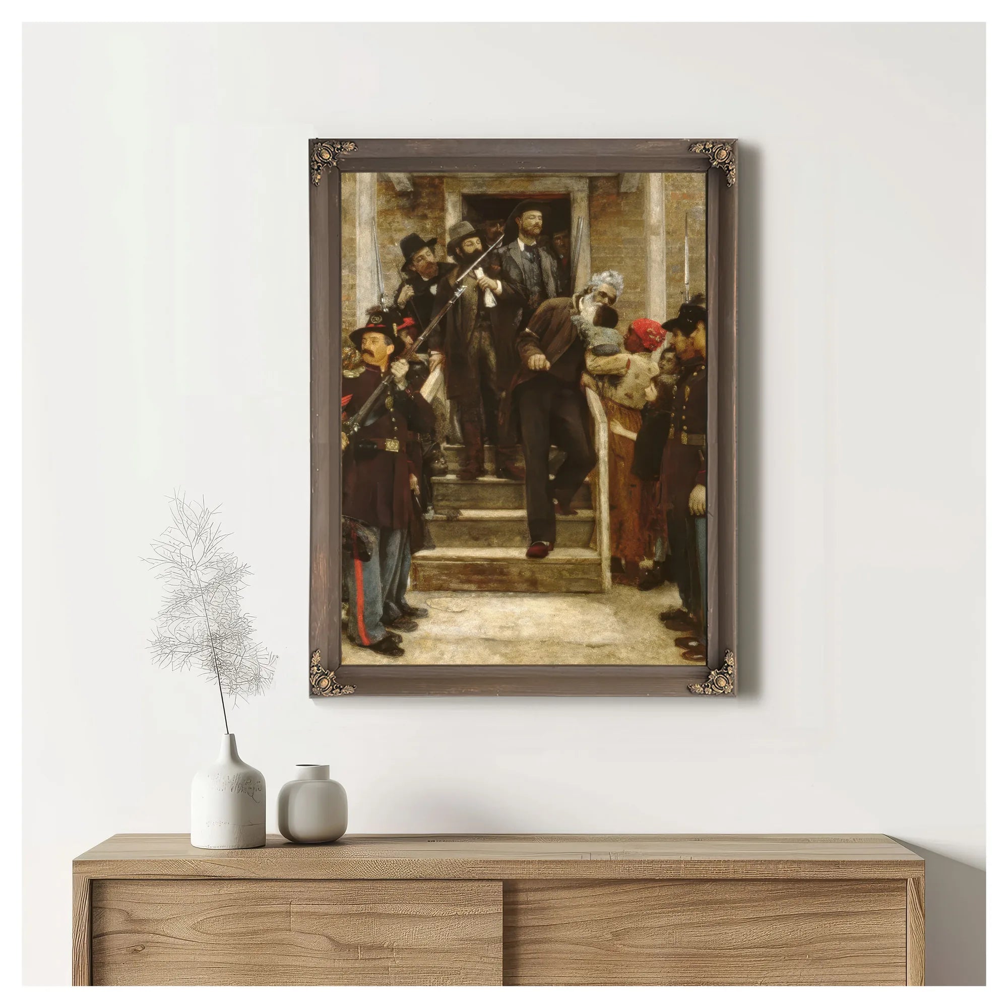 The Last Moments Of John Brown By Thomas Hovenden Fine Art Print