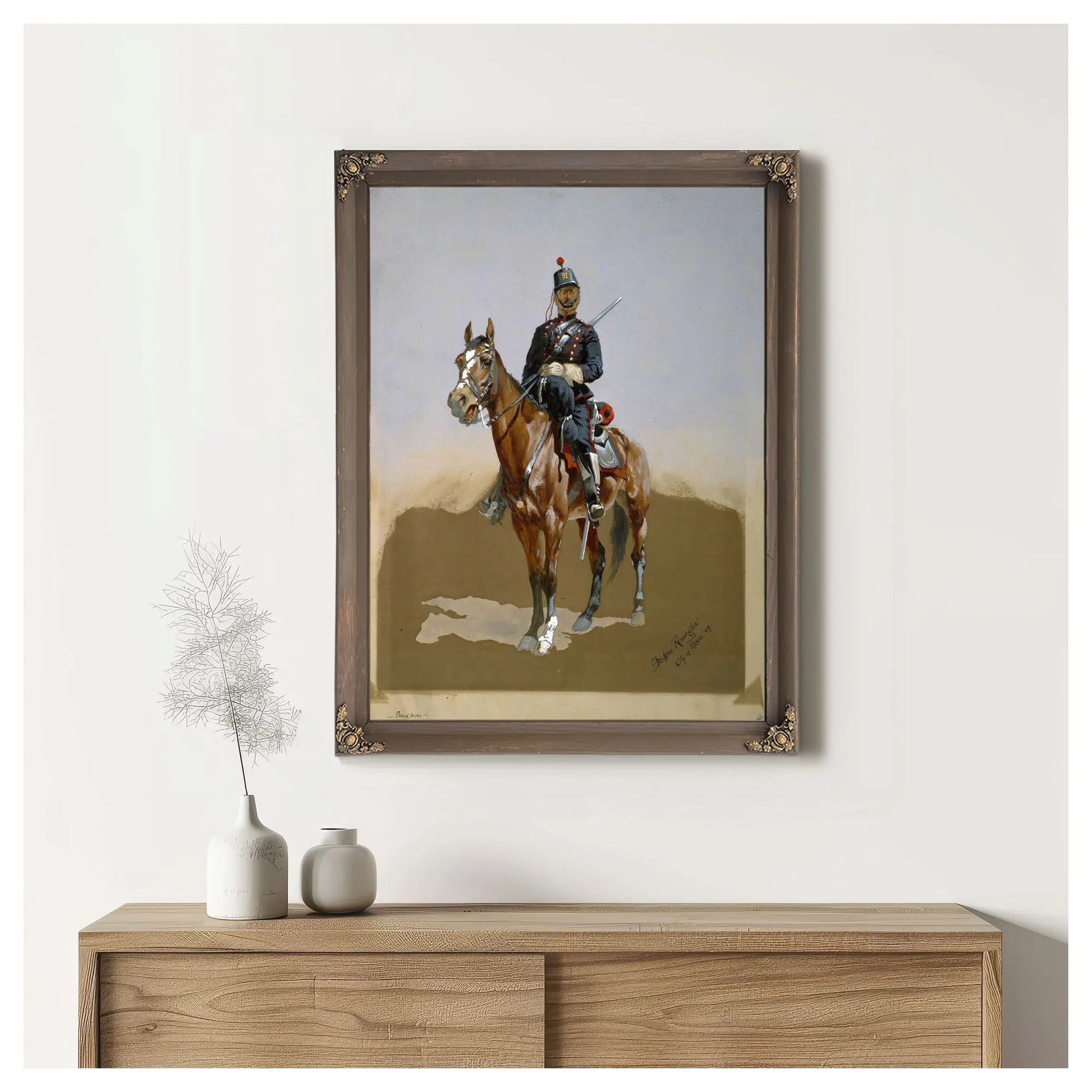 The Gendarme by Frederic Remington