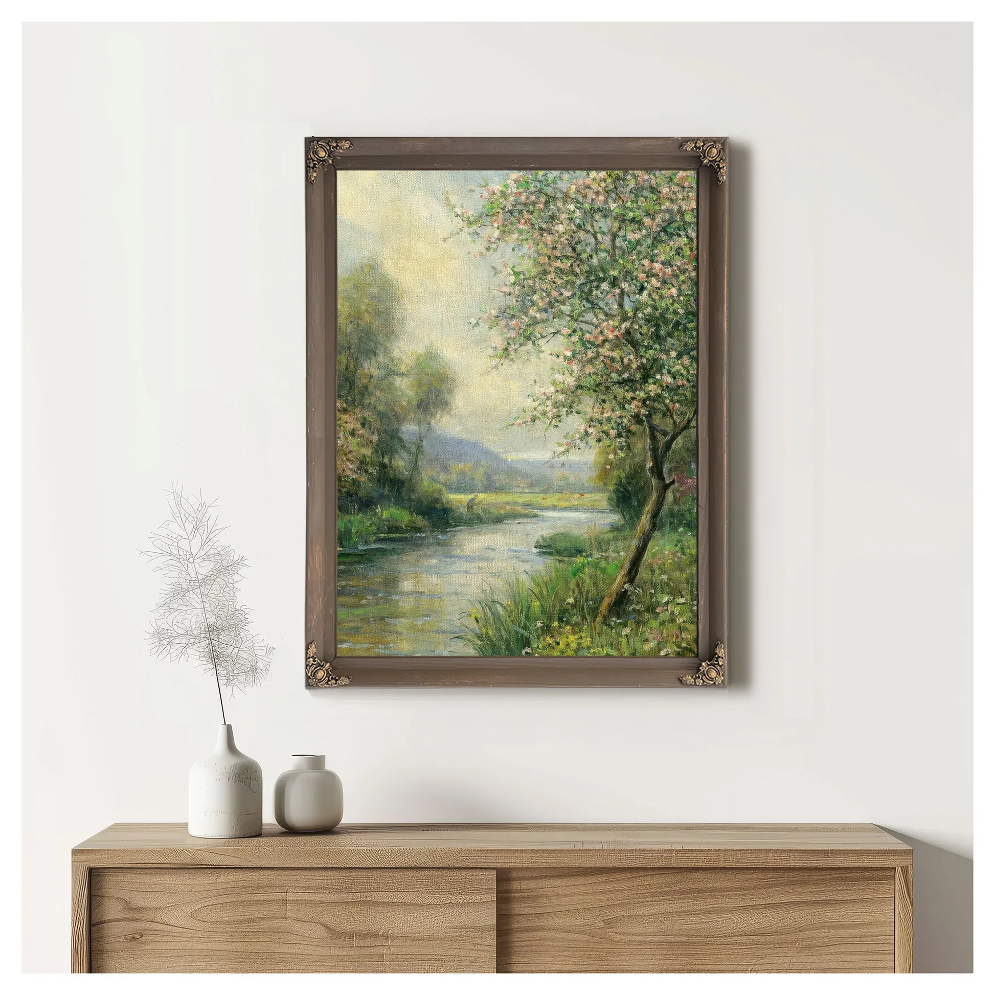 View Of Launay By Louis Aston Knight Fine Art Print