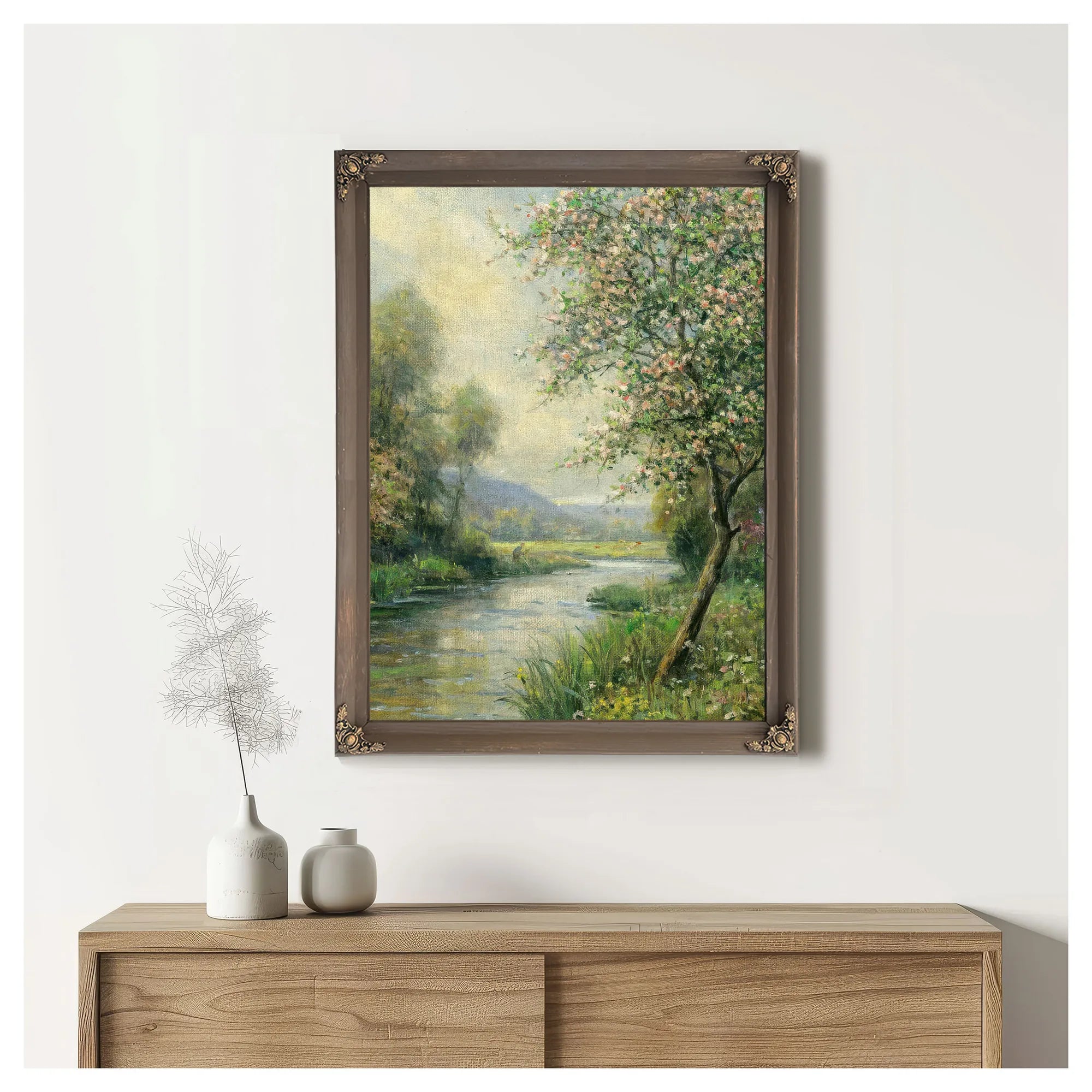 View Of Launay By Louis Aston Knight Fine Art Print