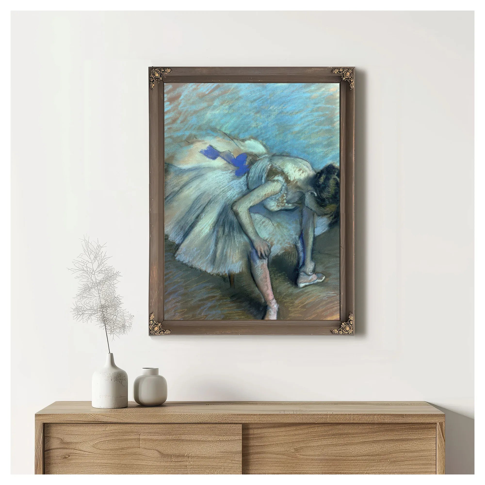 Seated Dancer By Edgar Degas Fine Art Print
