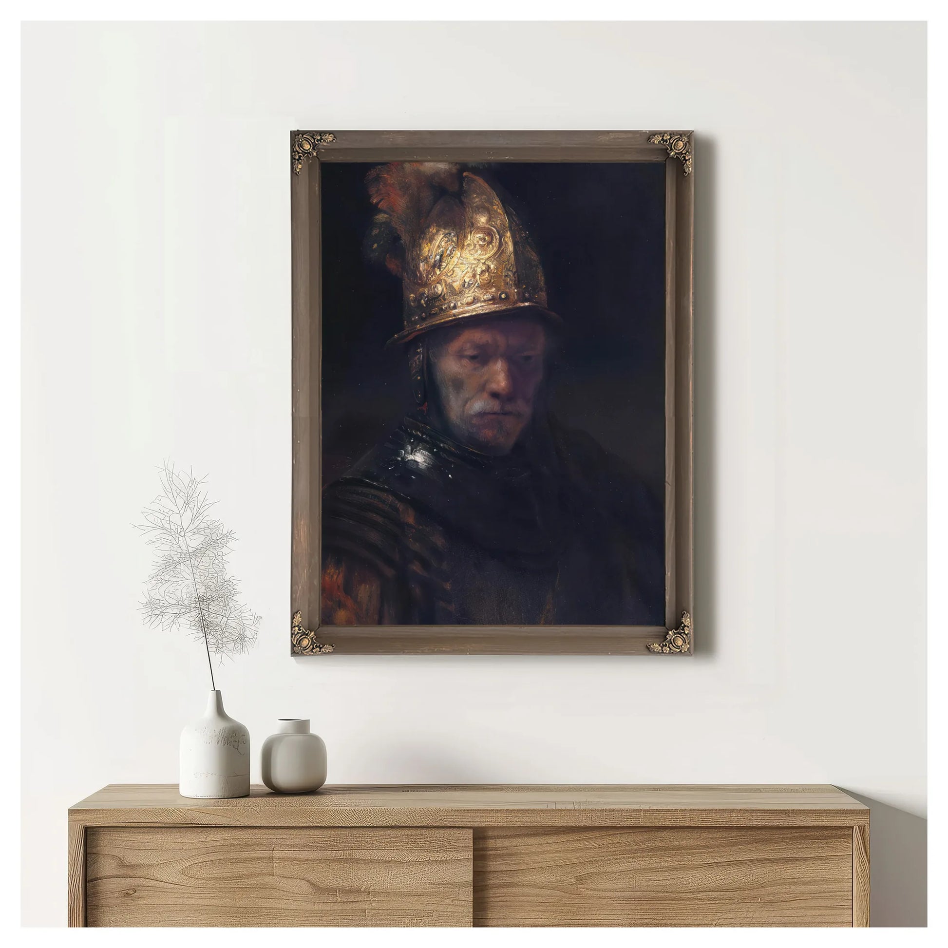 The Man With The Golden Helmet Fine Art Print
