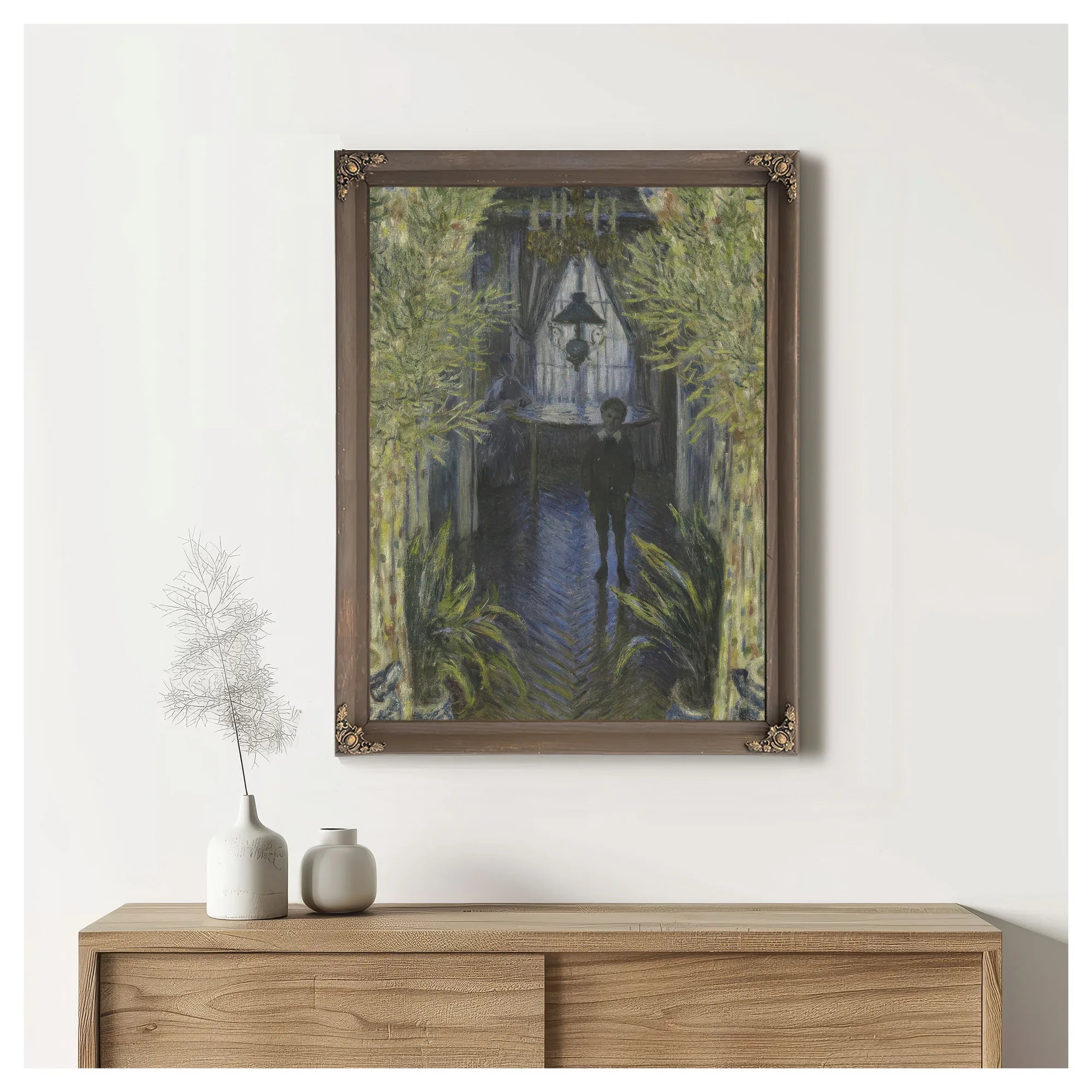 A Corner Of The Apartment 1 By Claude Monet Fine Art Print