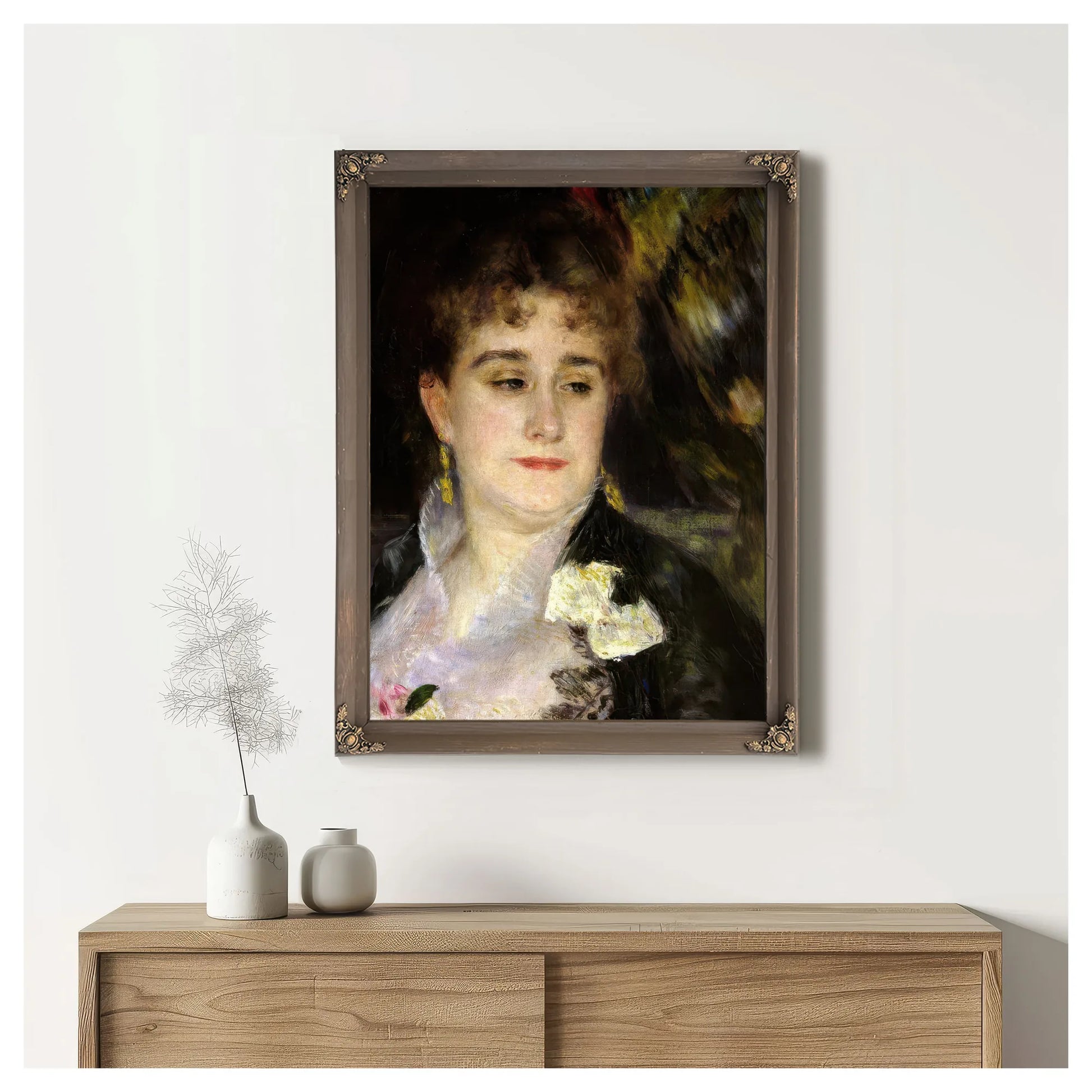 Madame Georges Charpentier (1848 1904) By Pierre Auguste Renoir Fine Art Print