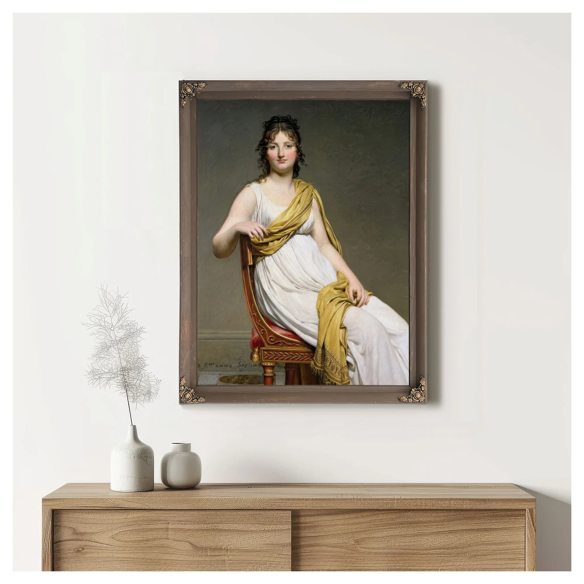 Portrait Of Madame Raymond De Verninac (1780 1827) By Jacques Louis David Fine Art Print
