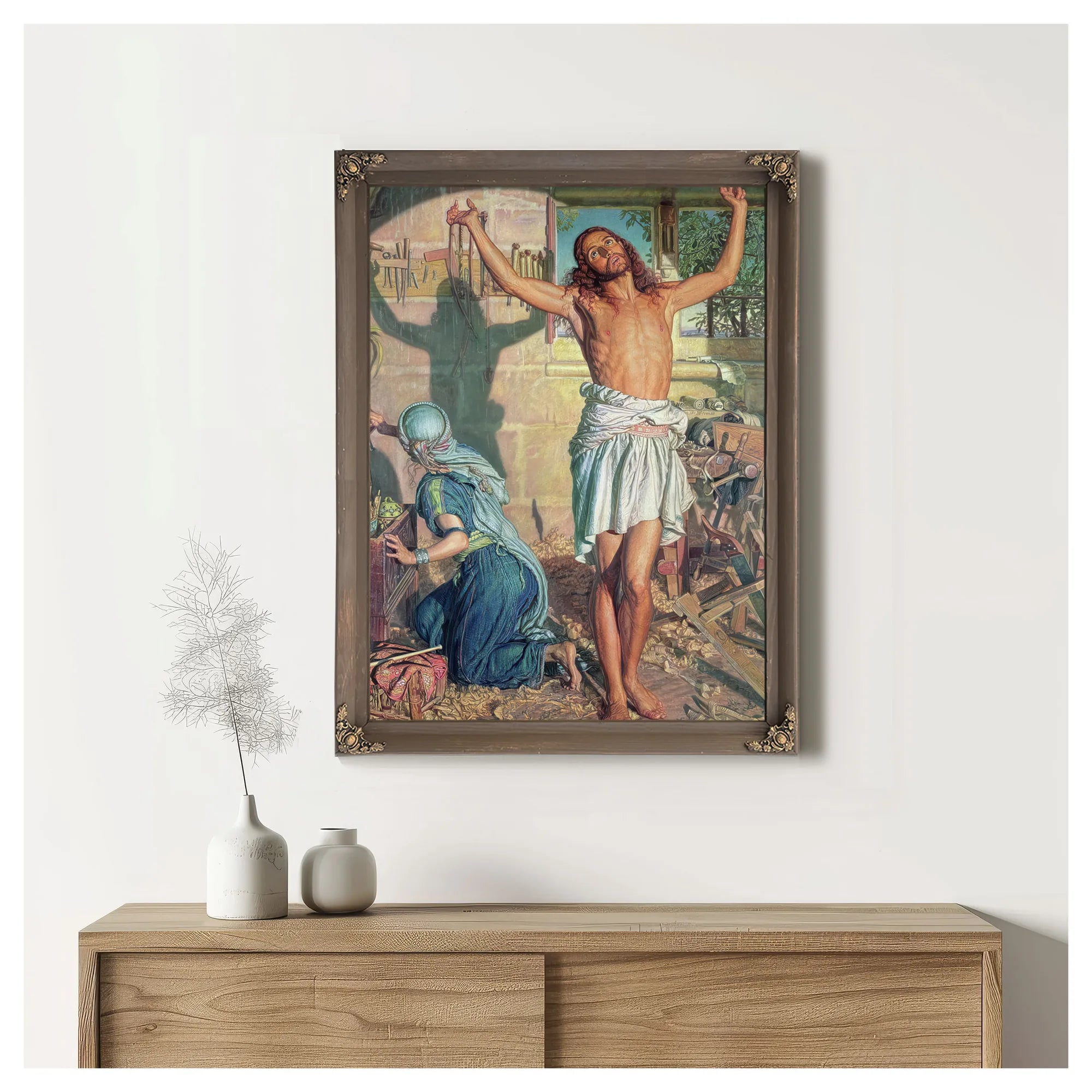 The Shadow Of Death By William Holman Hunt Fine Art Print