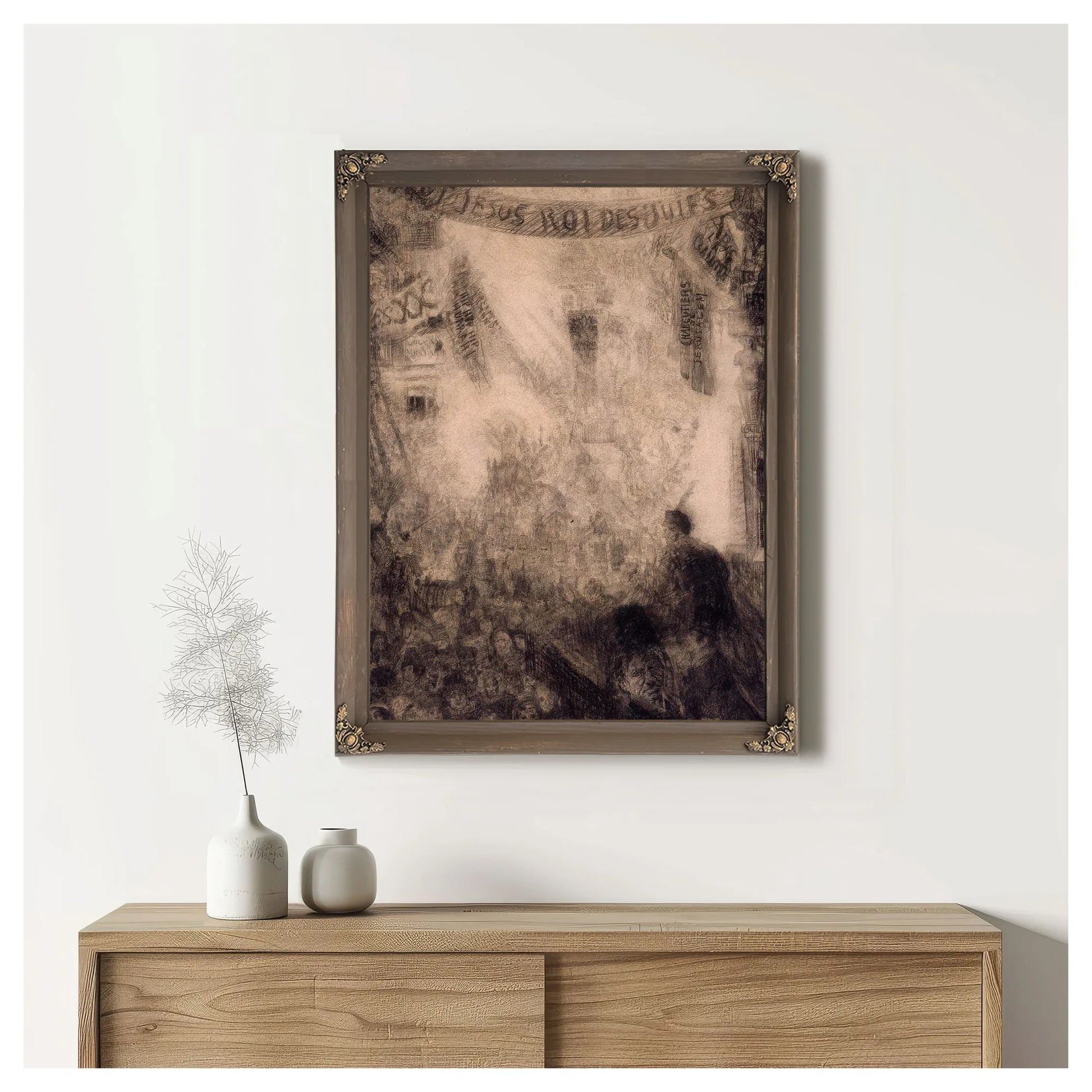 The Lively And Radiant The Entry Of Christ Into Jerusalem By James Ensor Fine Art Print