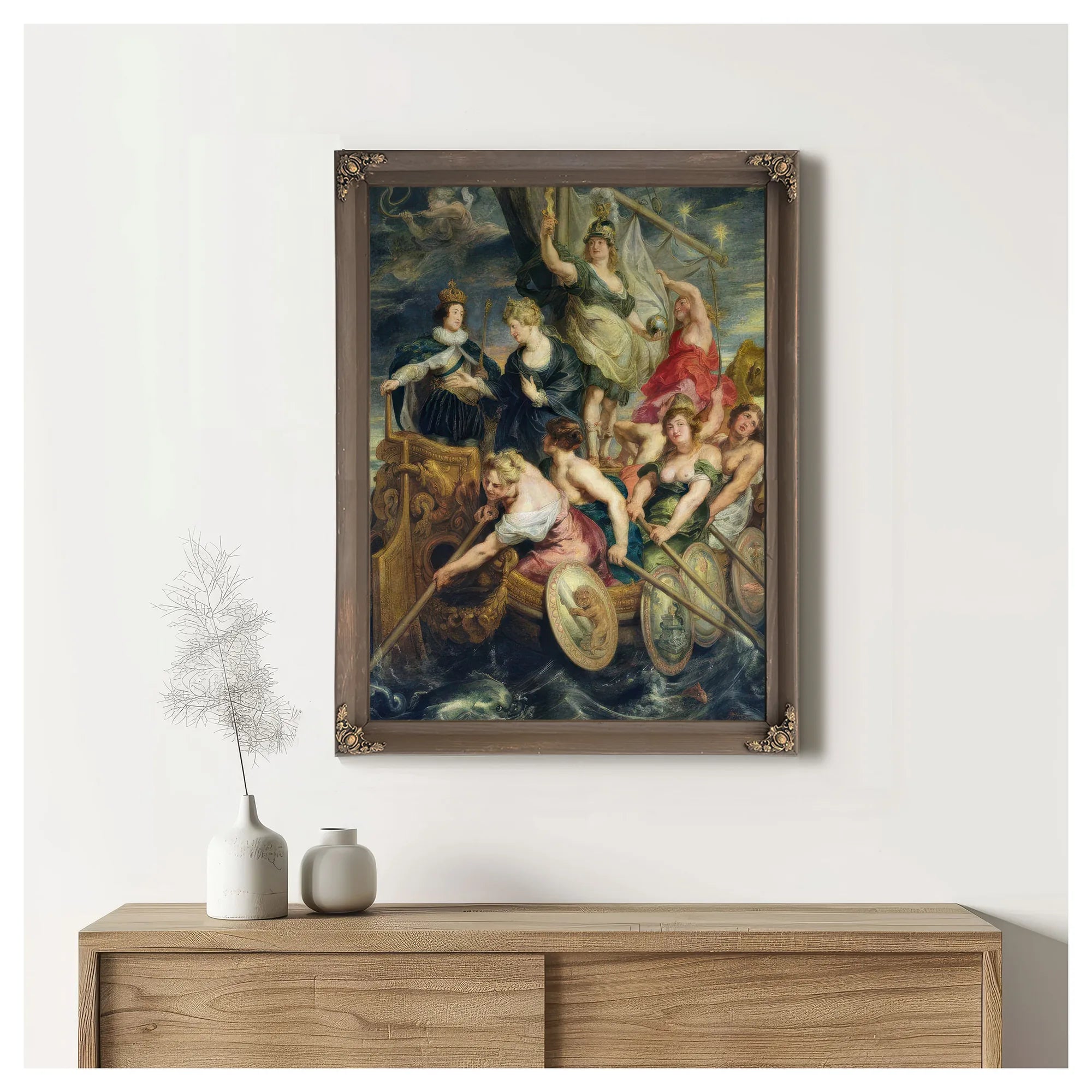 The Majority Of Louis Xiii (1601 43) 20Th October 1614 2 By Peter Paul Rubens Fine Art Print