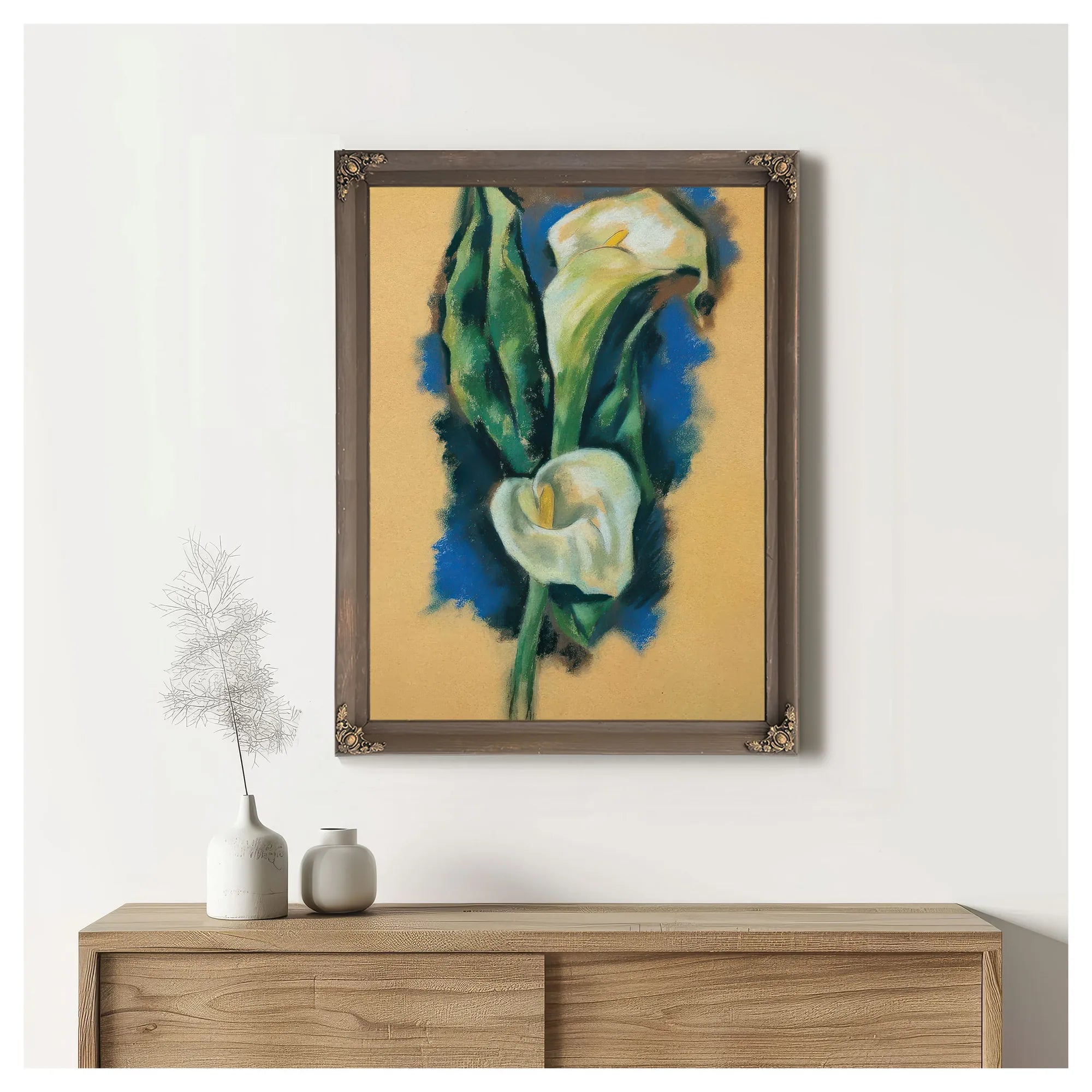 Calla Lilies By Marsden Hartley Fine Art Print
