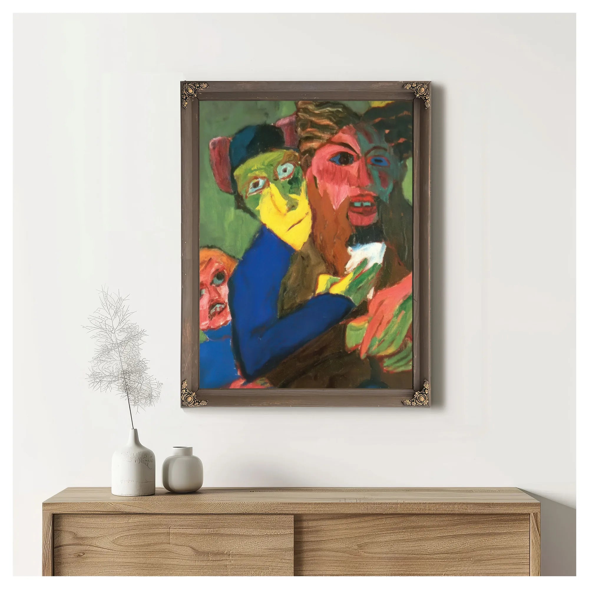 Excited People By Emil Nolde Fine Art Print