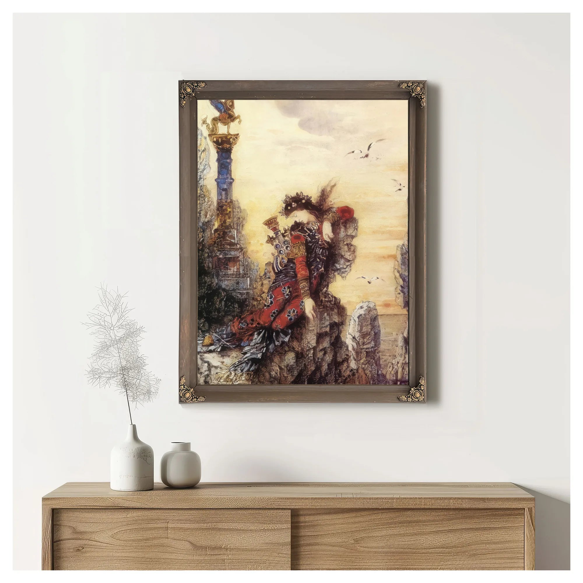 Sappho By Gustave Moreau Fine Art Print