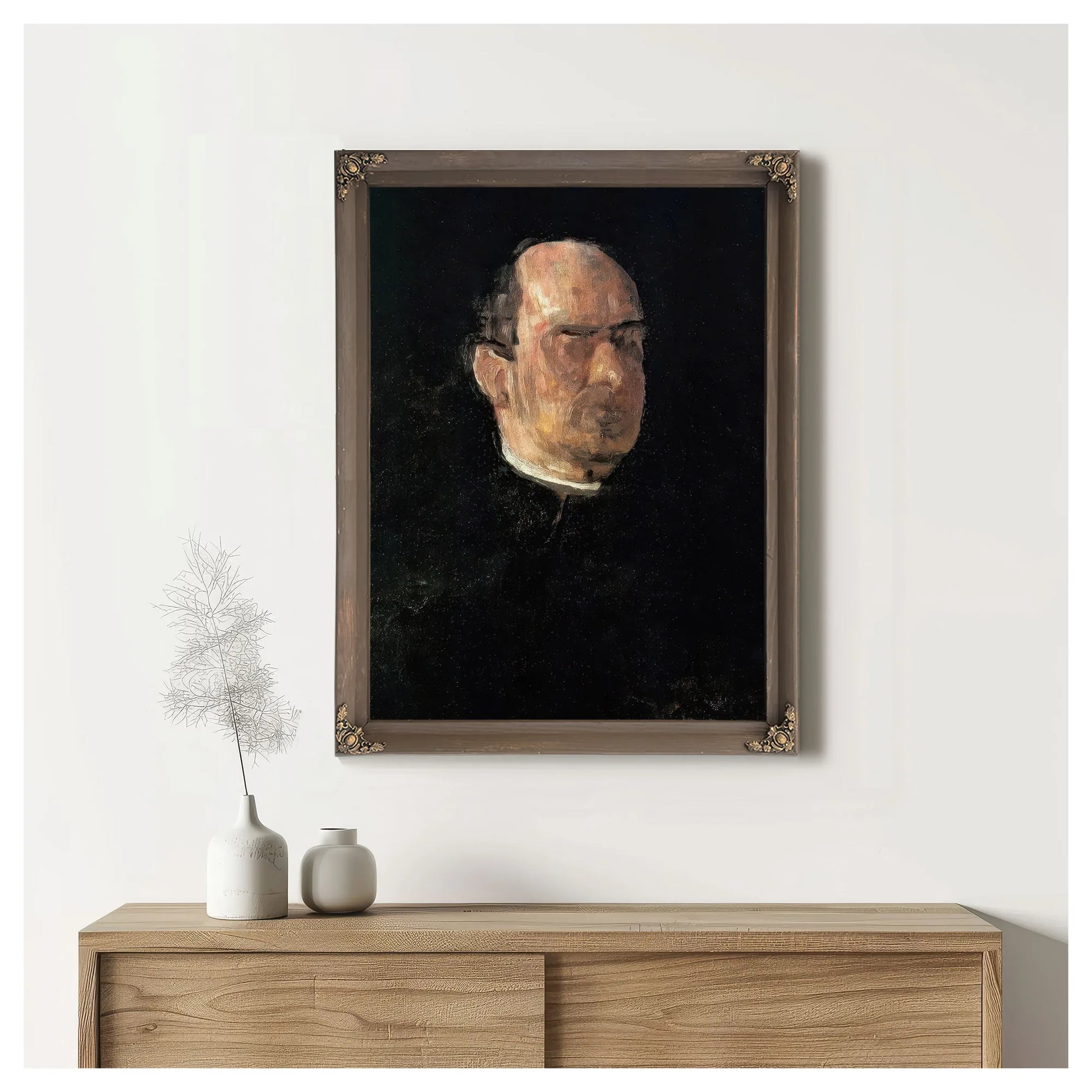 Dr Edward Anthony Spitzka By Thomas Eakins Fine Art Print