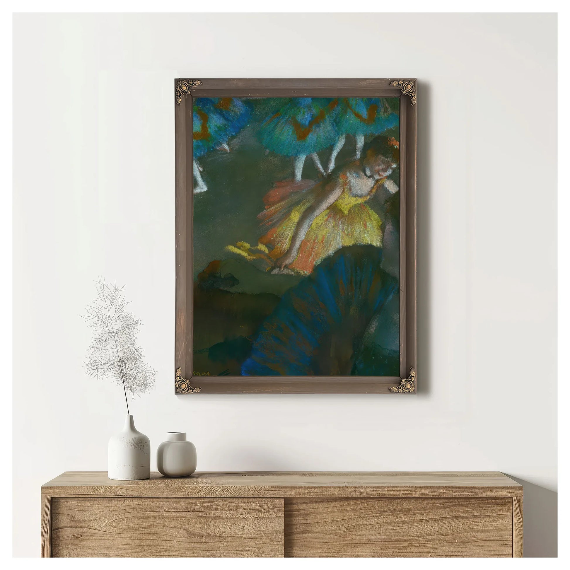 Ballet Seen From An Opera Box By Edgar Degas Fine Art Print