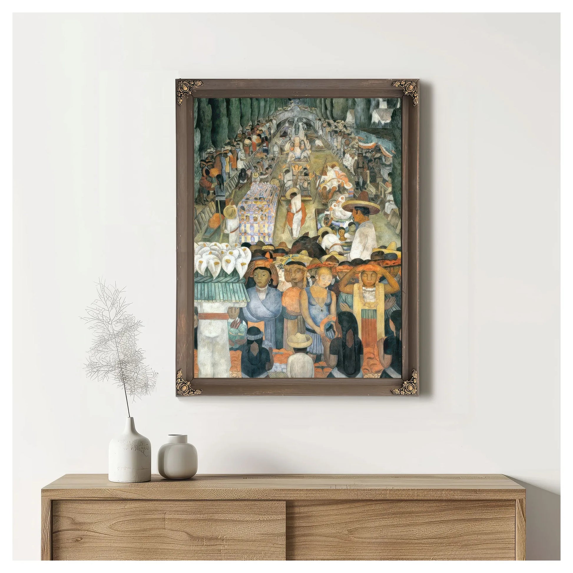 Santa Anita By Diego Rivera Fine Art Print