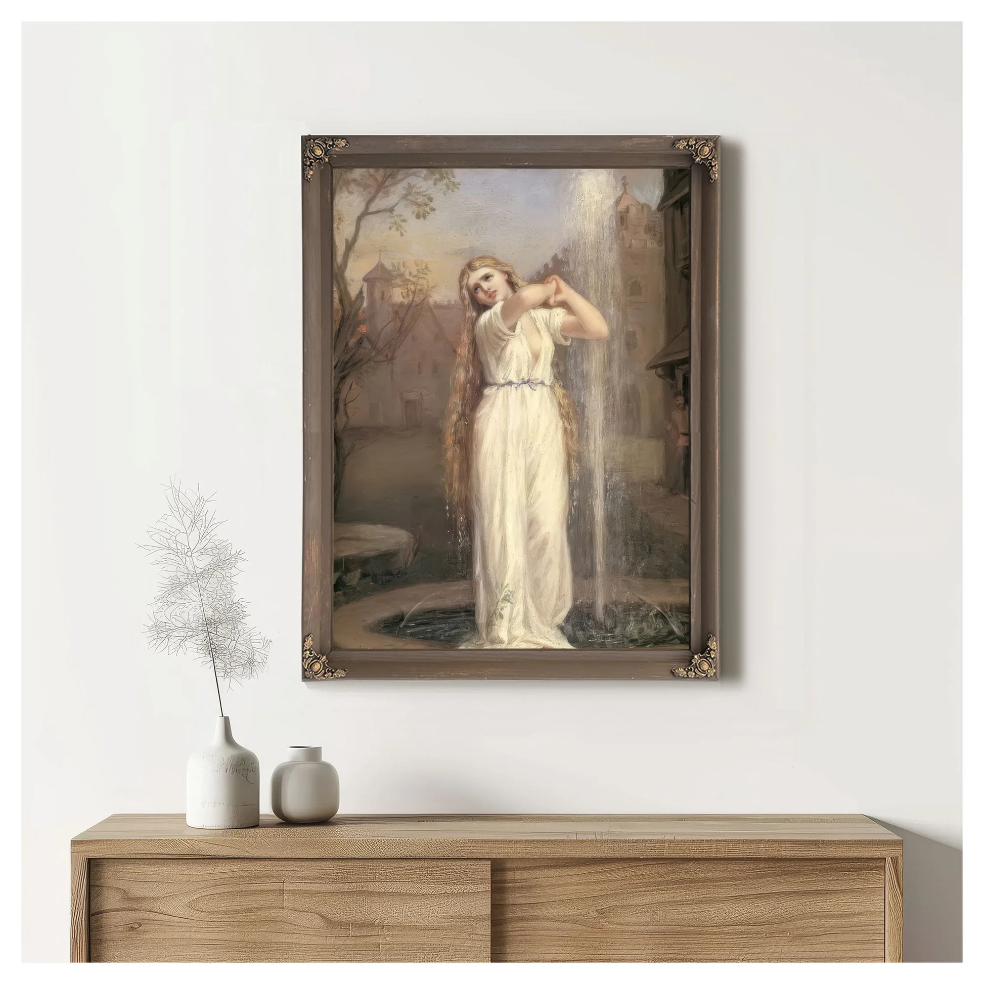 Undine By John Waterhouse Fine Art Print