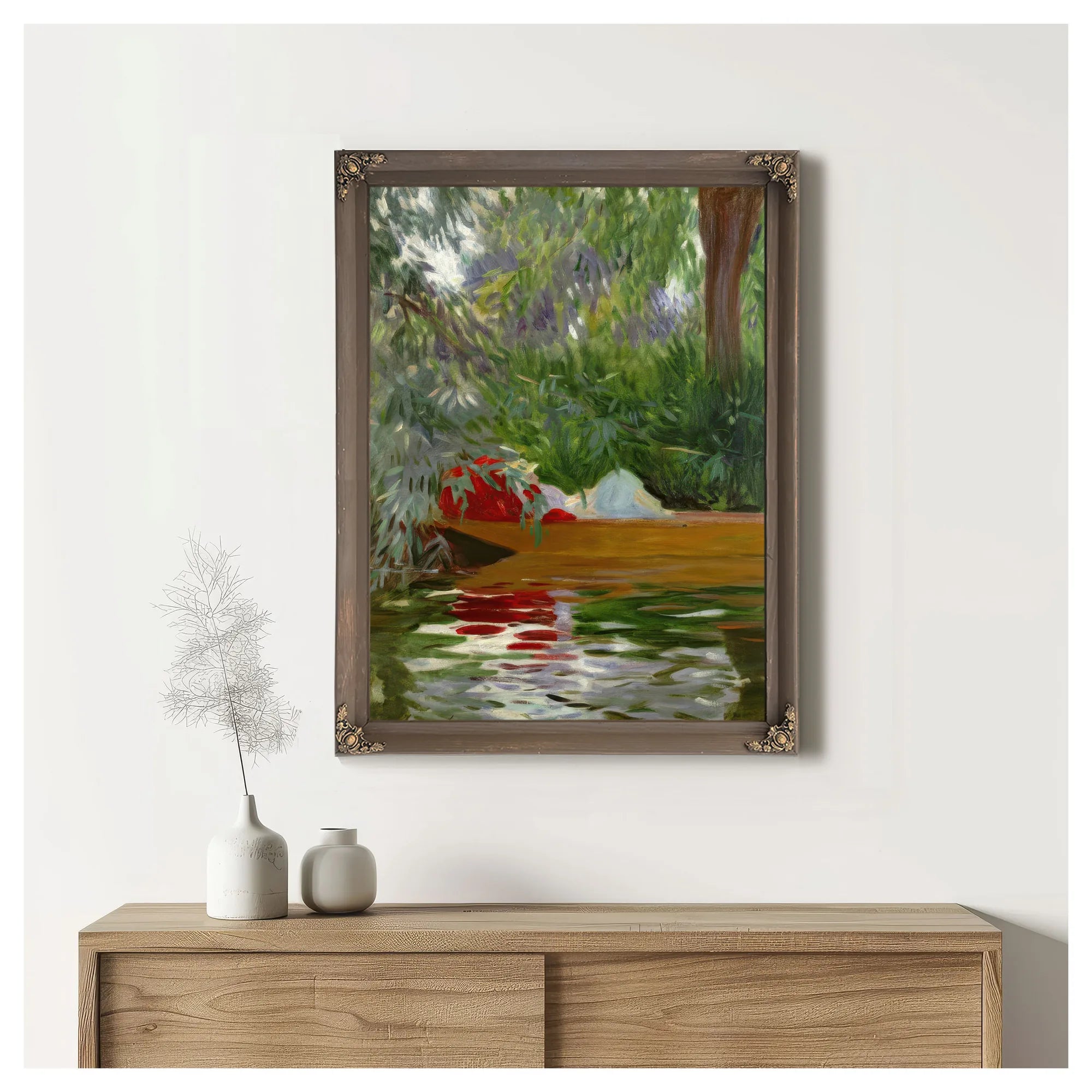Under The Willows By John Singer Sargent Fine Art Print