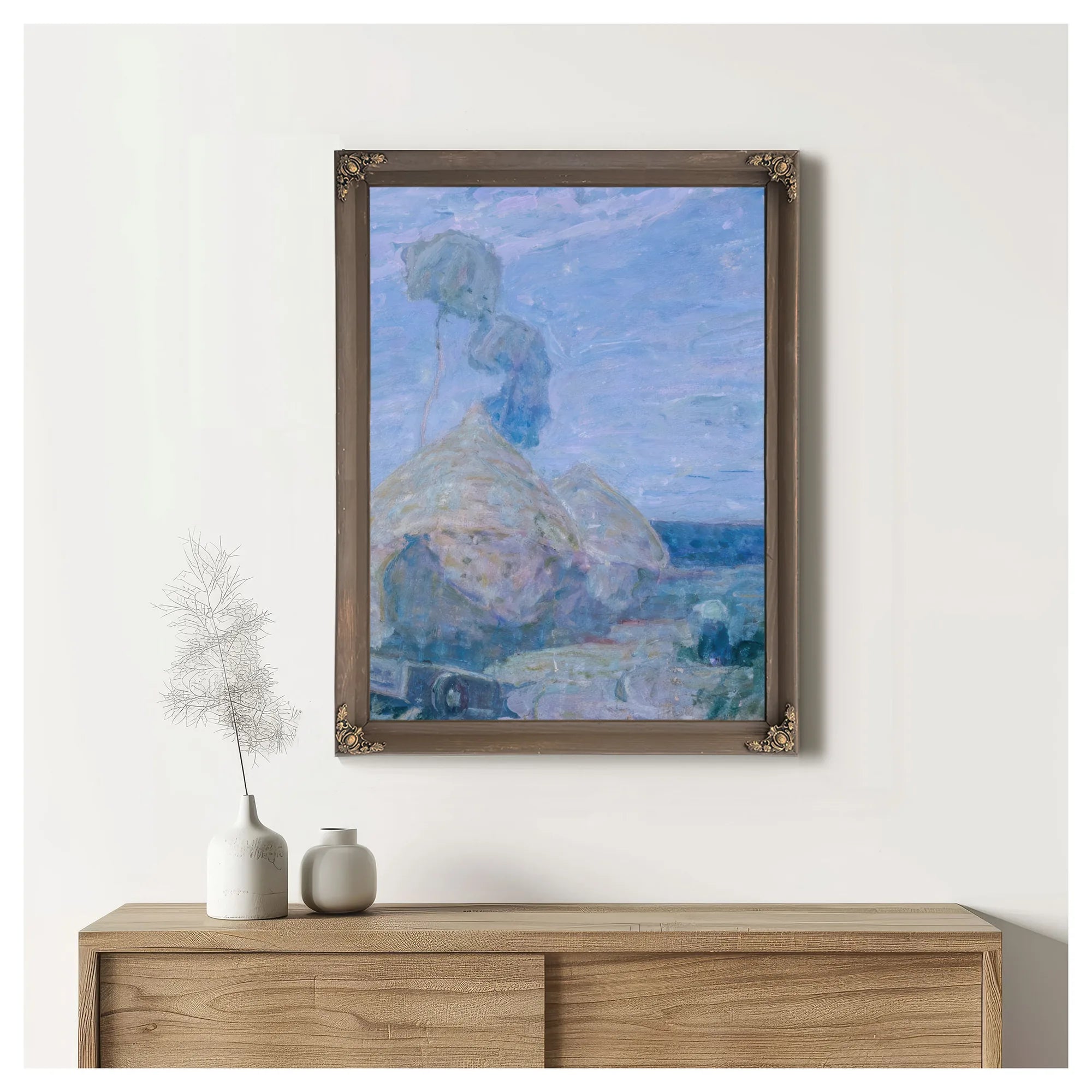 Haystacks By Henry Ossawa Tanner Fine Art Print