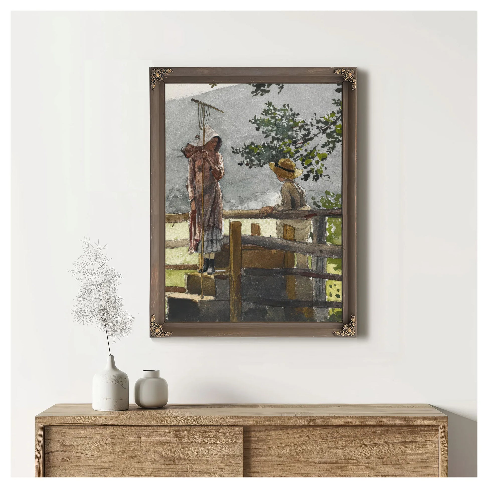 Spring By Winslow Homer Fine Art Print