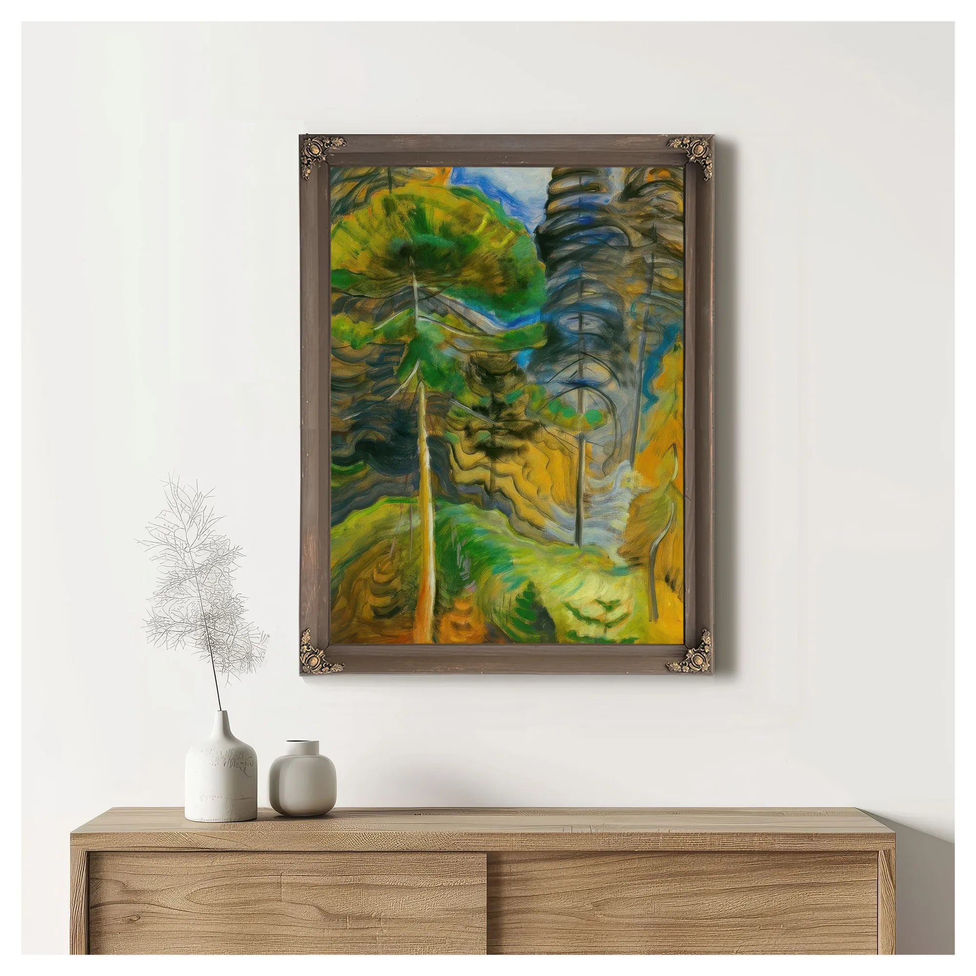 Forest Landscape No 2 By Emily Carr Fine Art Print