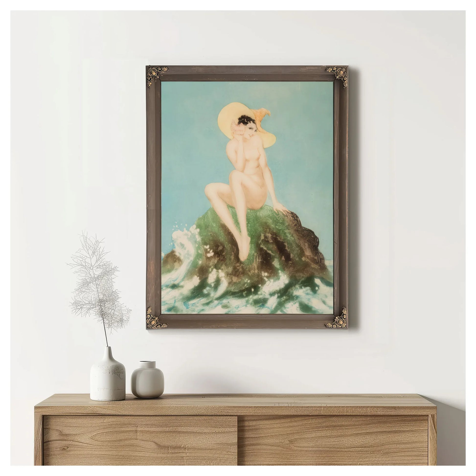 Le Coquillage 1936 By Louis Icart Fine Art Print